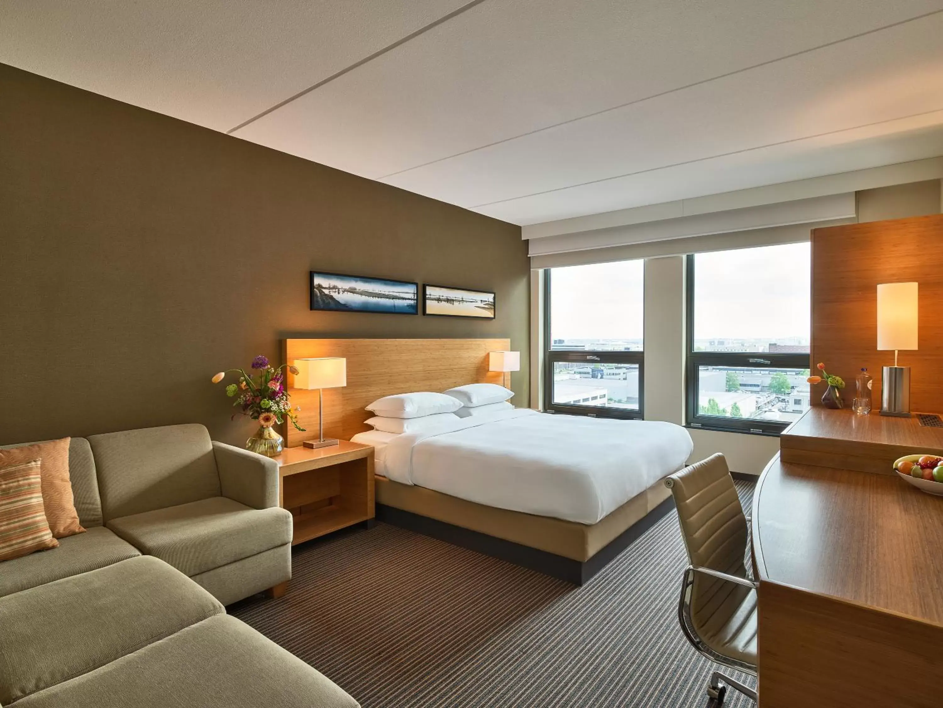 Bedroom in Hyatt Place Amsterdam Airport