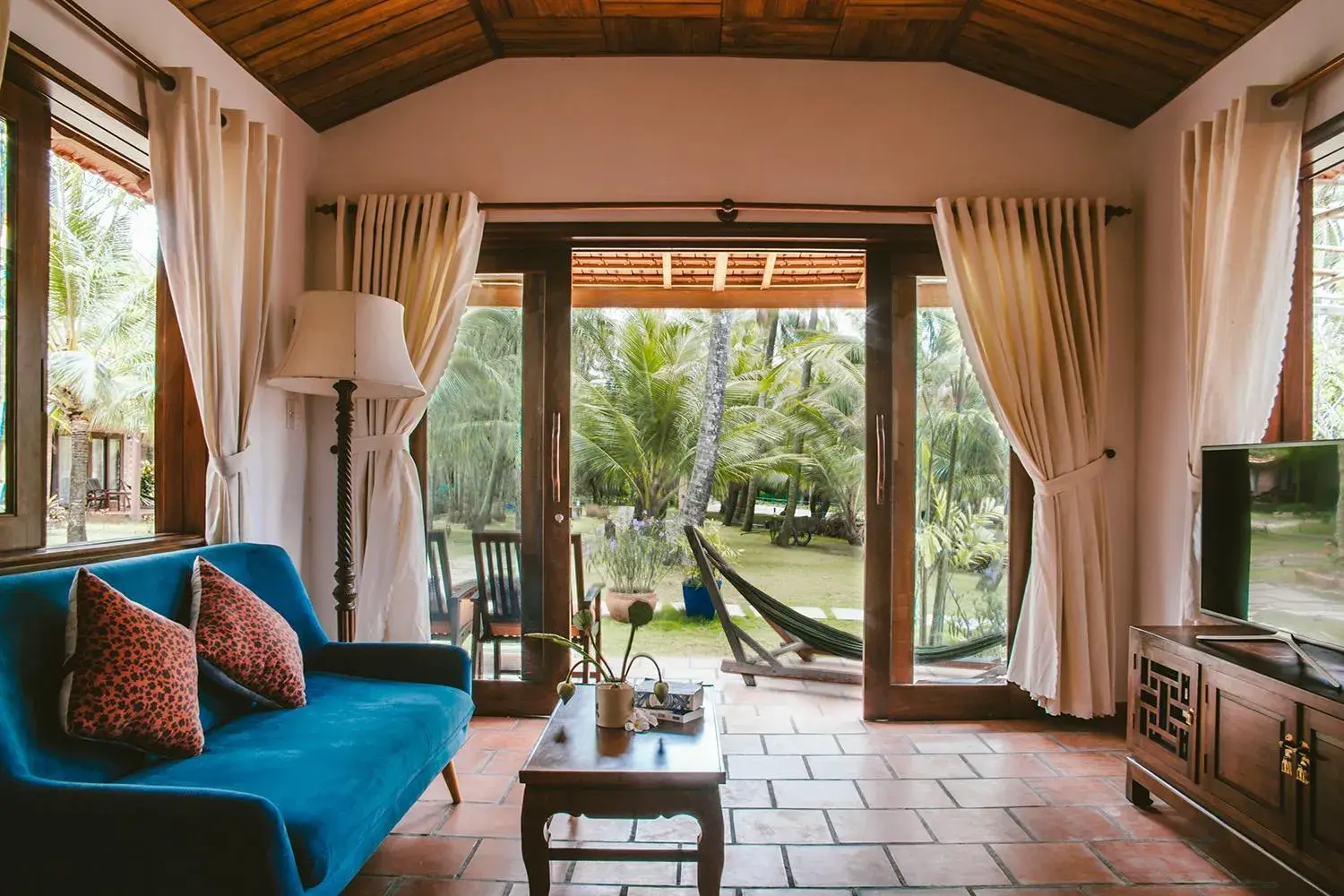 Living room, Seating Area in Thanh Kieu Beach Resort