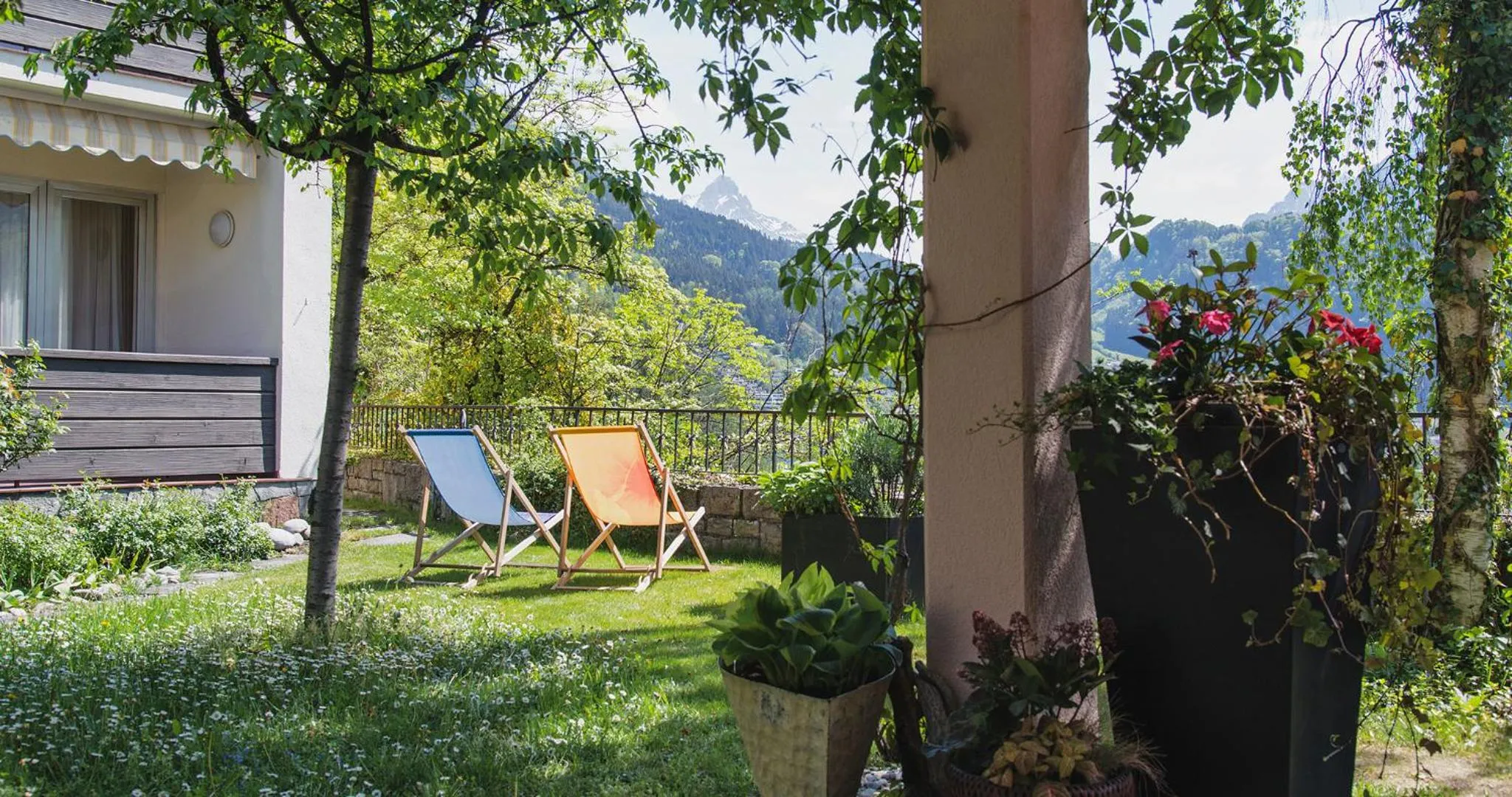 Mountain view in Schlosshotel Dörflinger