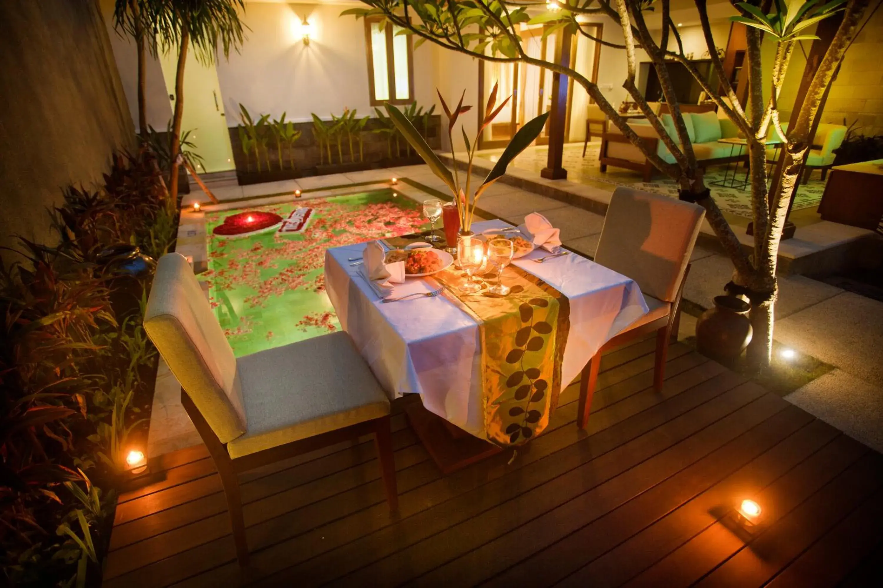 Living room in The Astari Villa and Residence