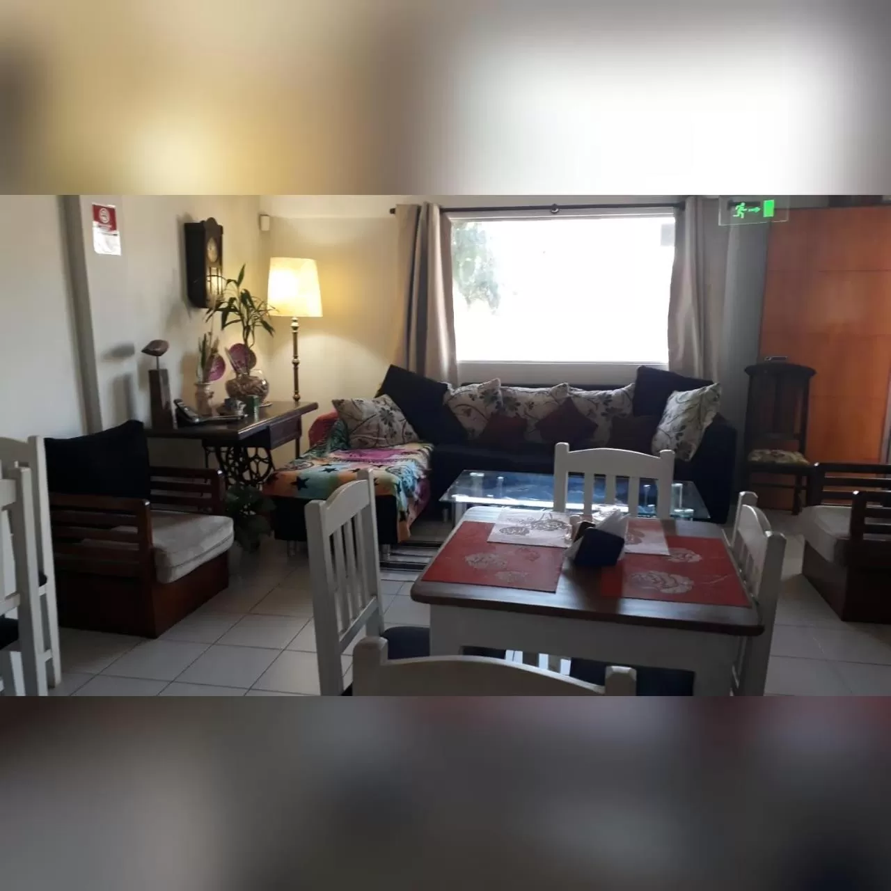 Living room in Madame Lynch Hotel Asuncion