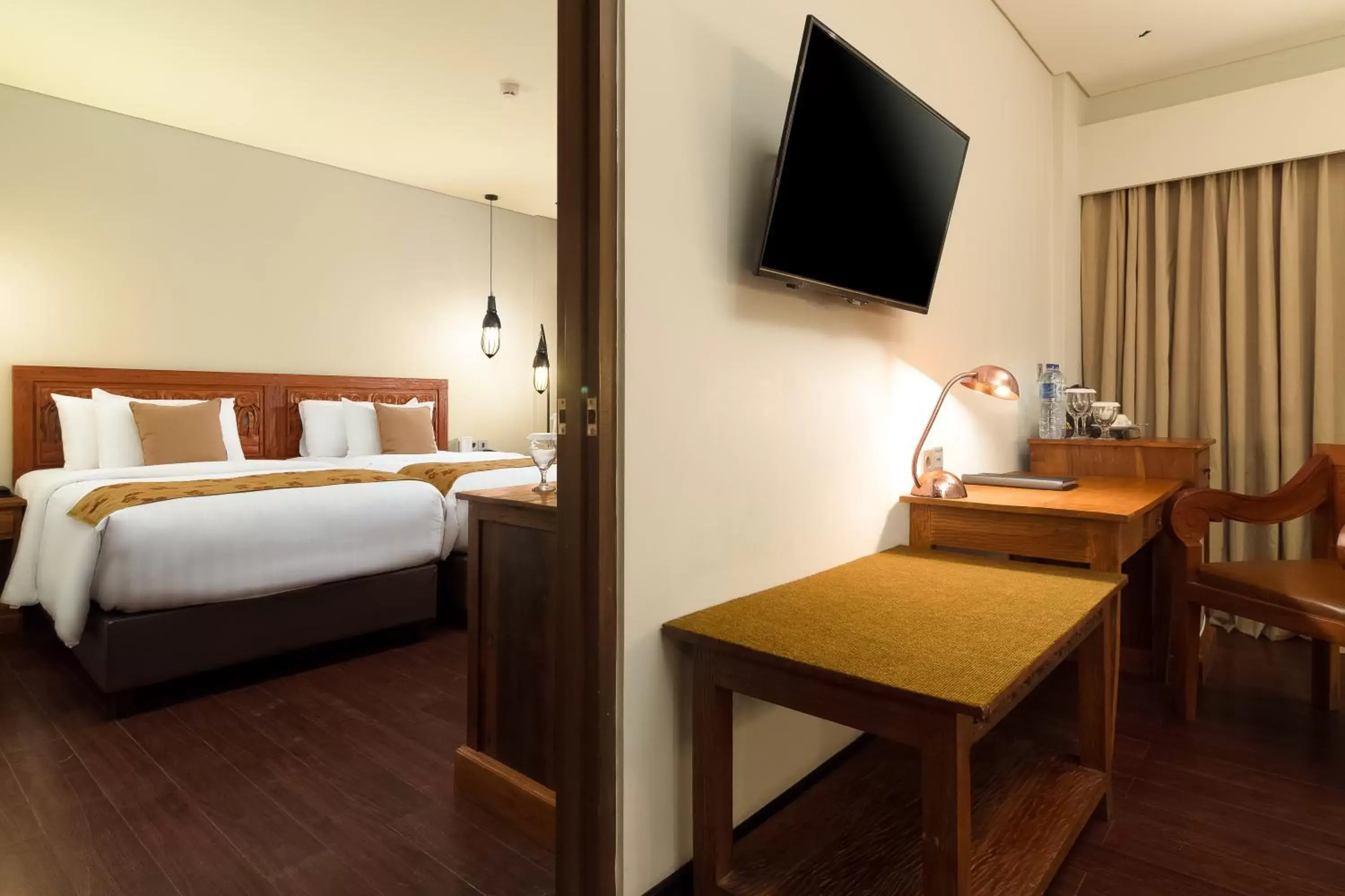 Decorative detail, Bed in Best Western Premier Agung Resort Ubud