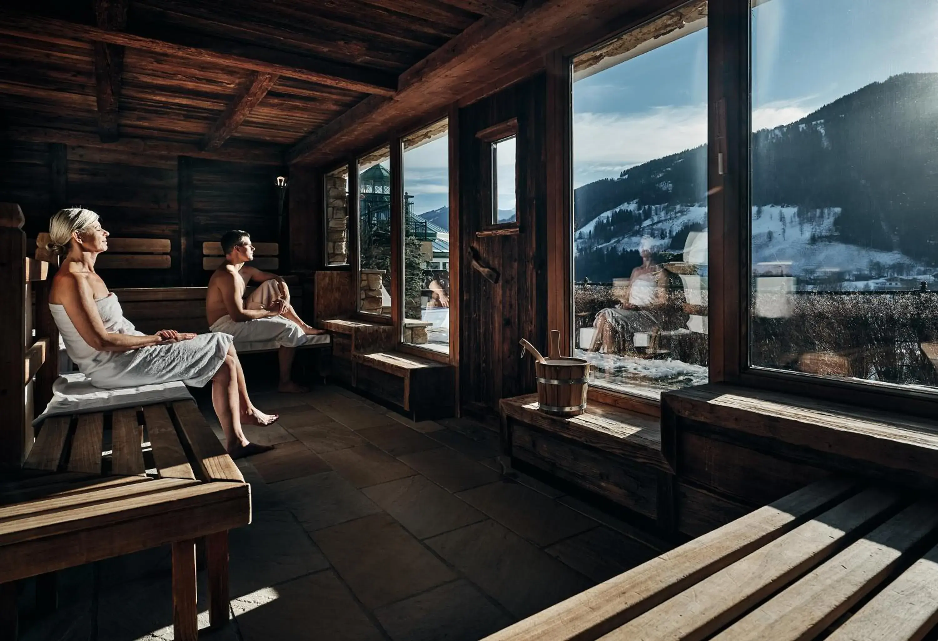 Sauna in Hotel Pichlmayrgut