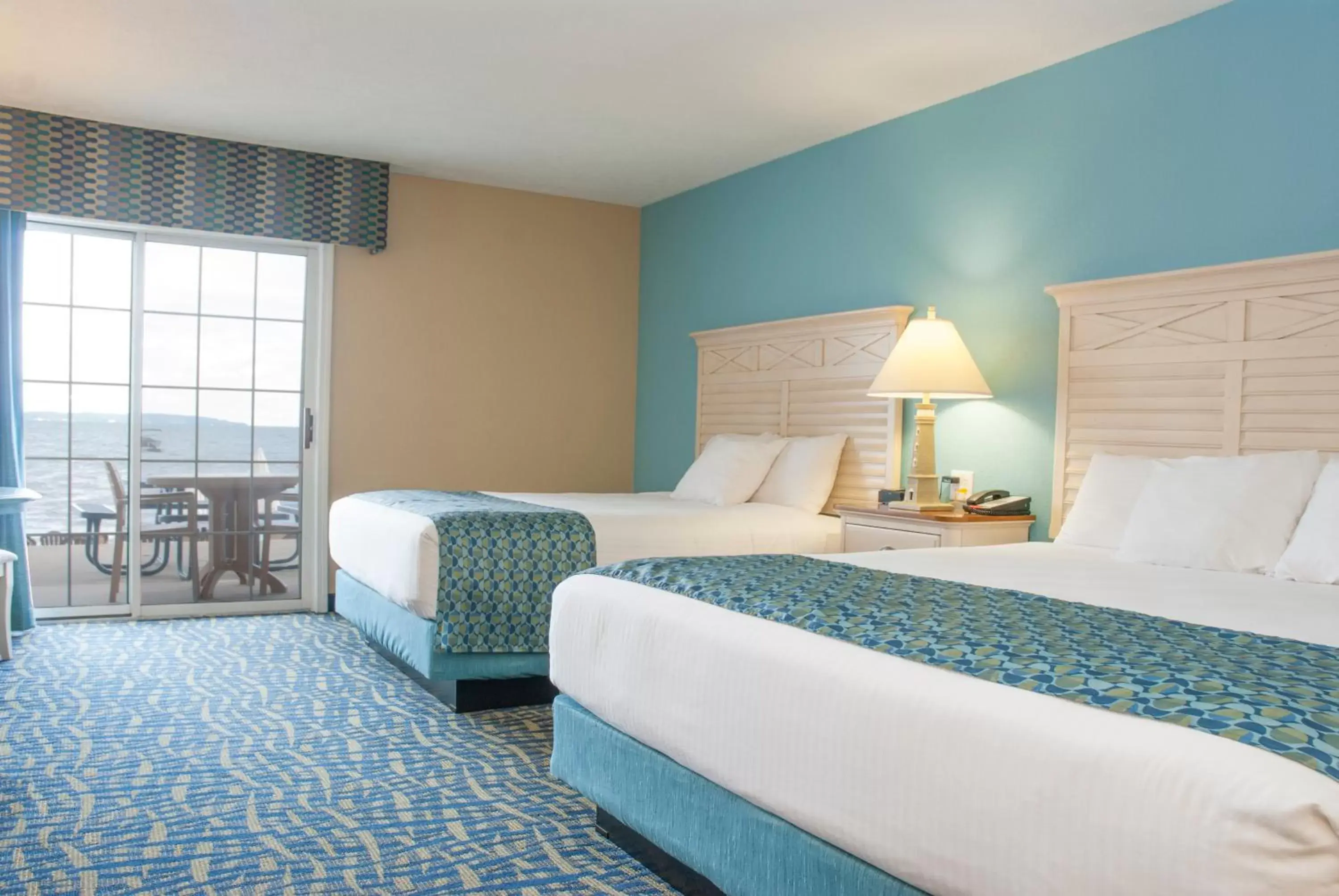Patio, Bed in Grand Beach Resort Hotel