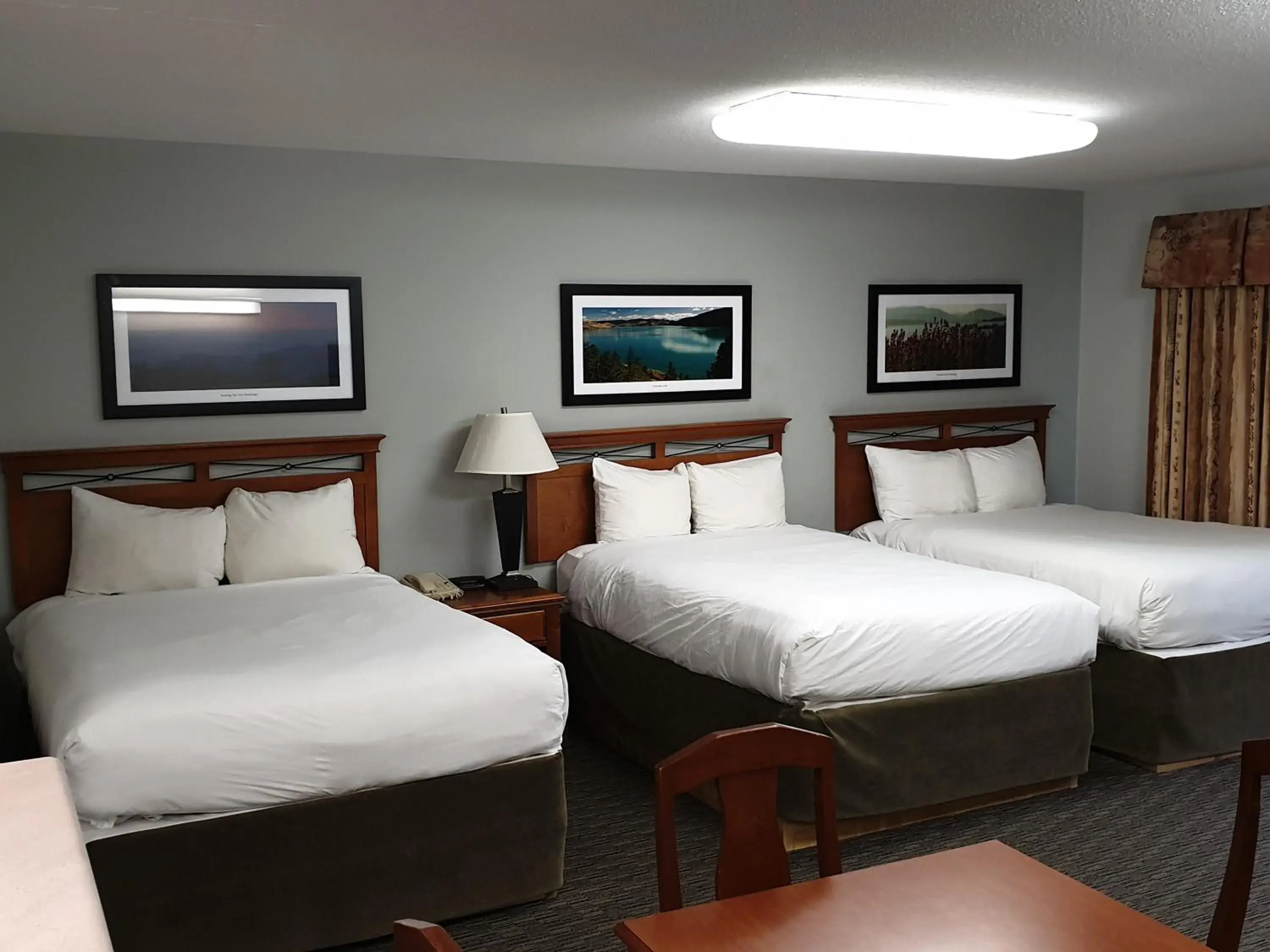 Bed in Riverland Inn & Suites