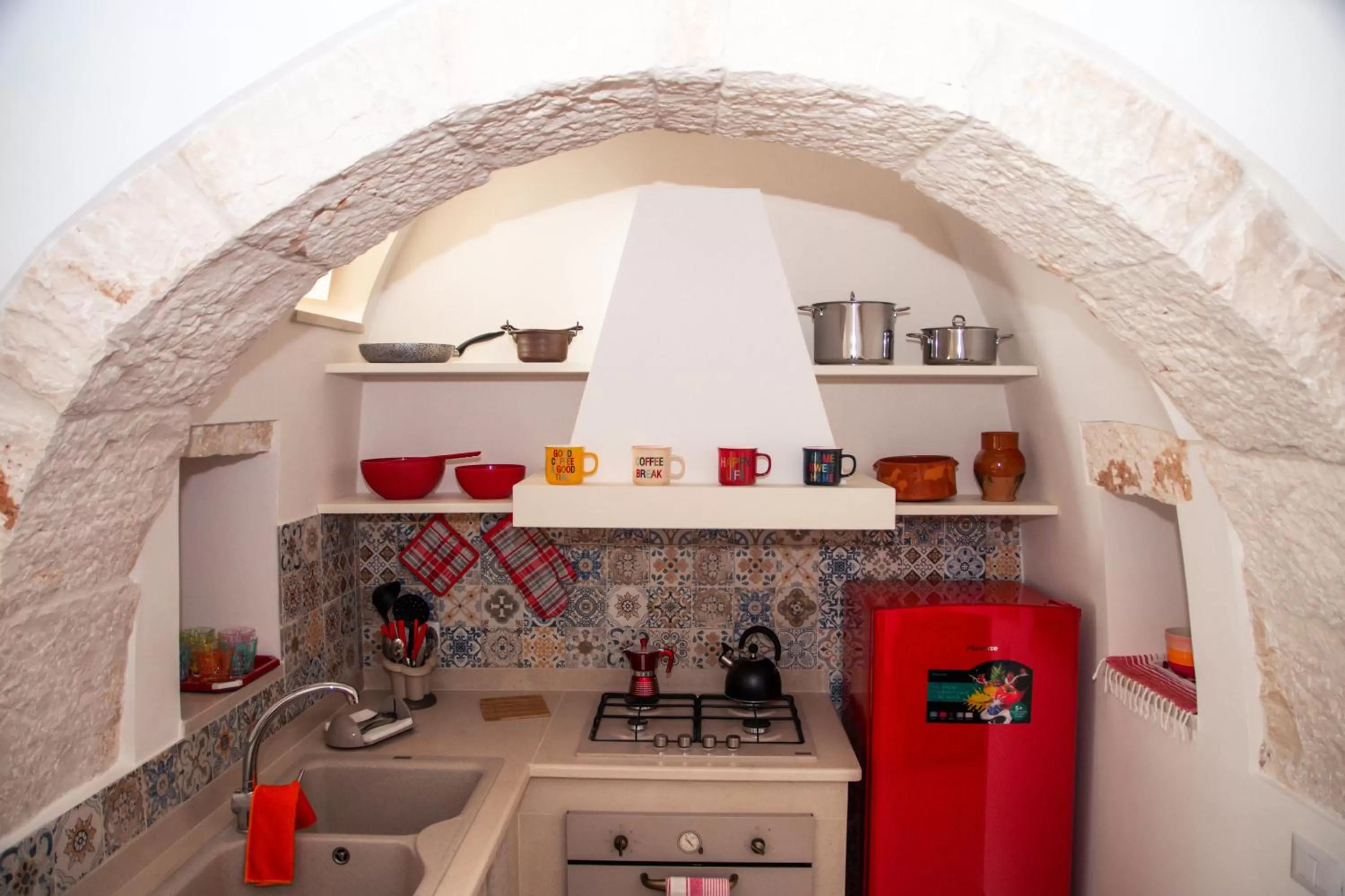 Kitchen or kitchenette in Trulli Donna Isabella