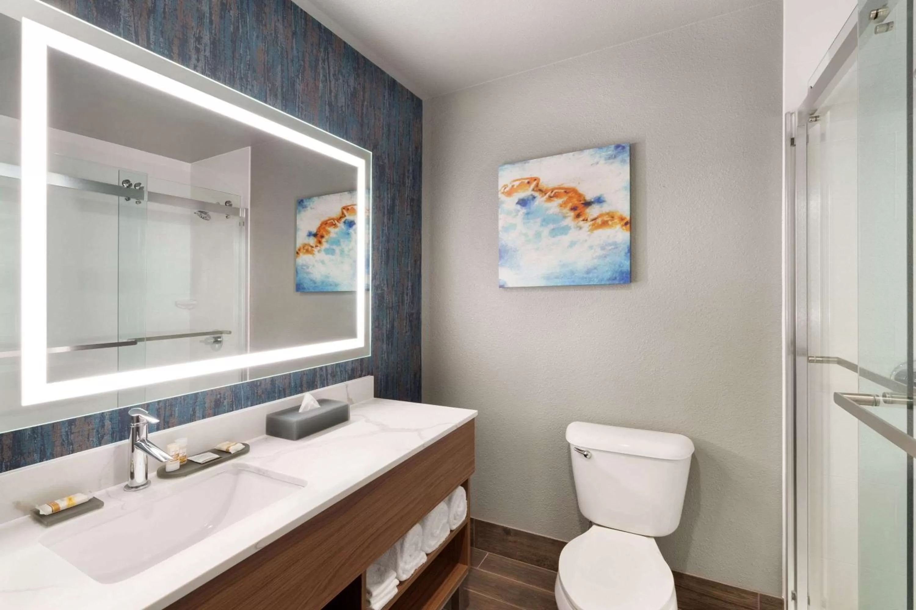 Shower in La Quinta Inn & Suites by Wyndham Springfield