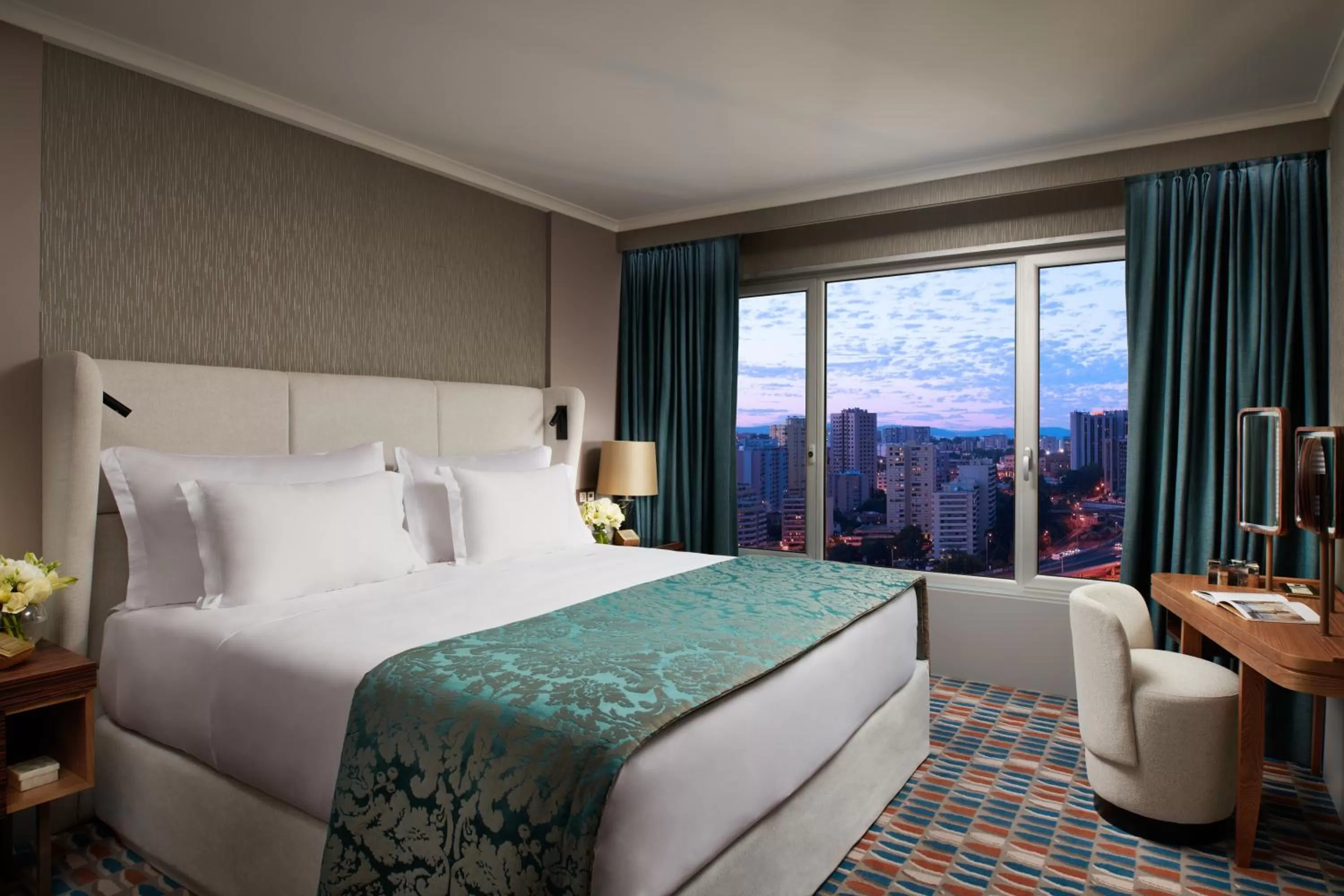 Bedroom, Bed in Corinthia Lisbon