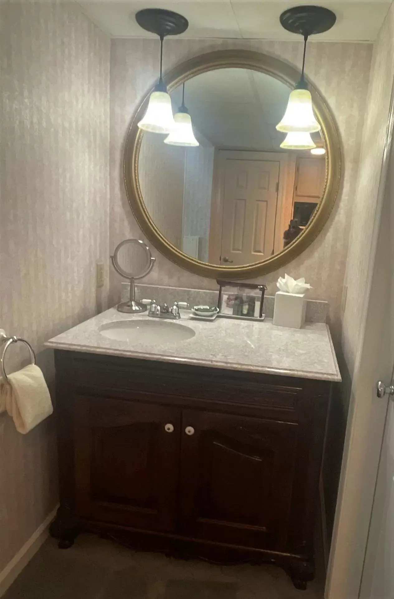 Bathroom in Boardwalk Plaza Hotel