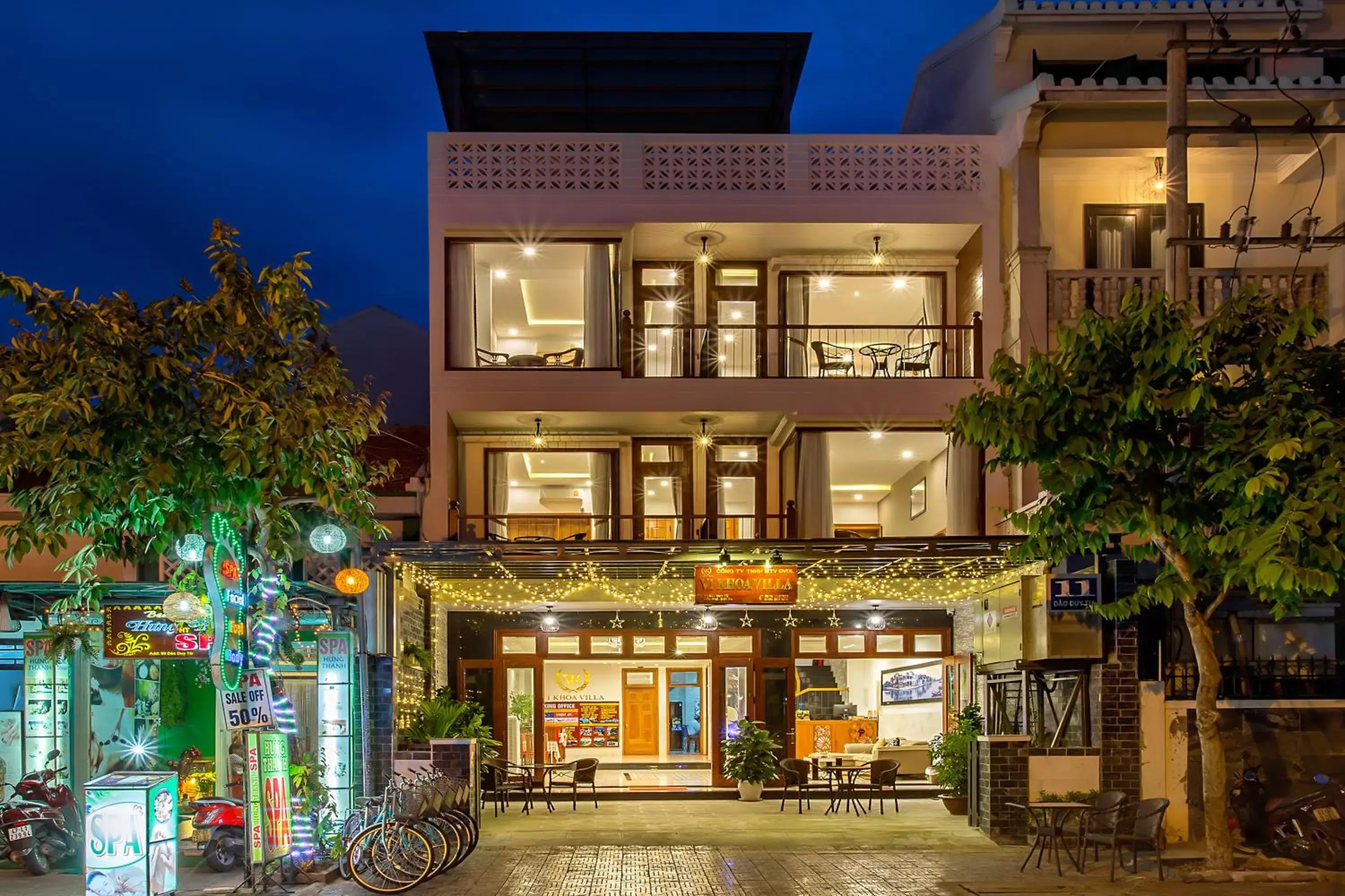 Facade/entrance in Hoi An Vi Khoa Villa Facade/entrance in Hoi An Vi Khoa Villa