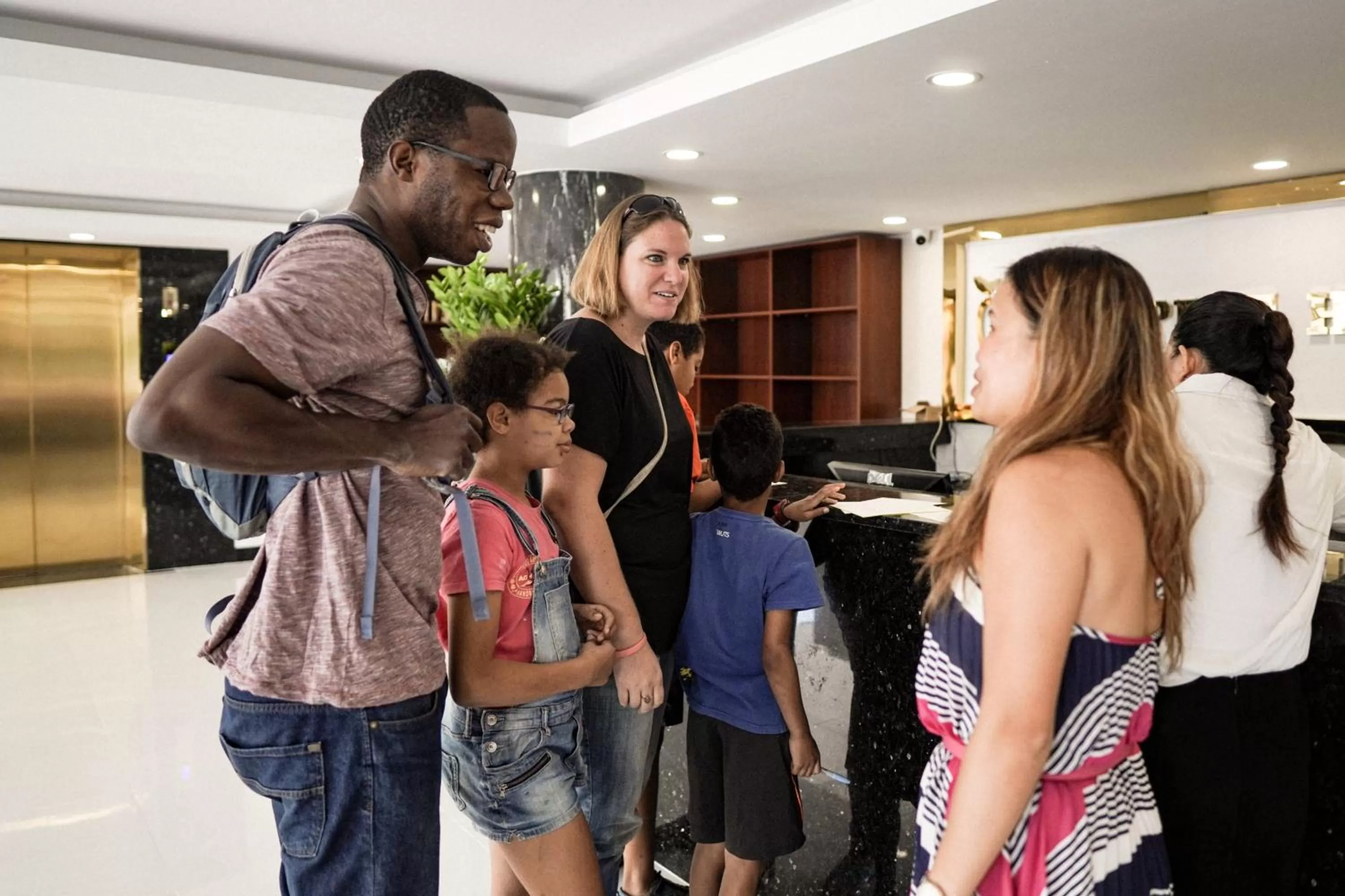 People in Apple Hotel Three - Phnom Penh