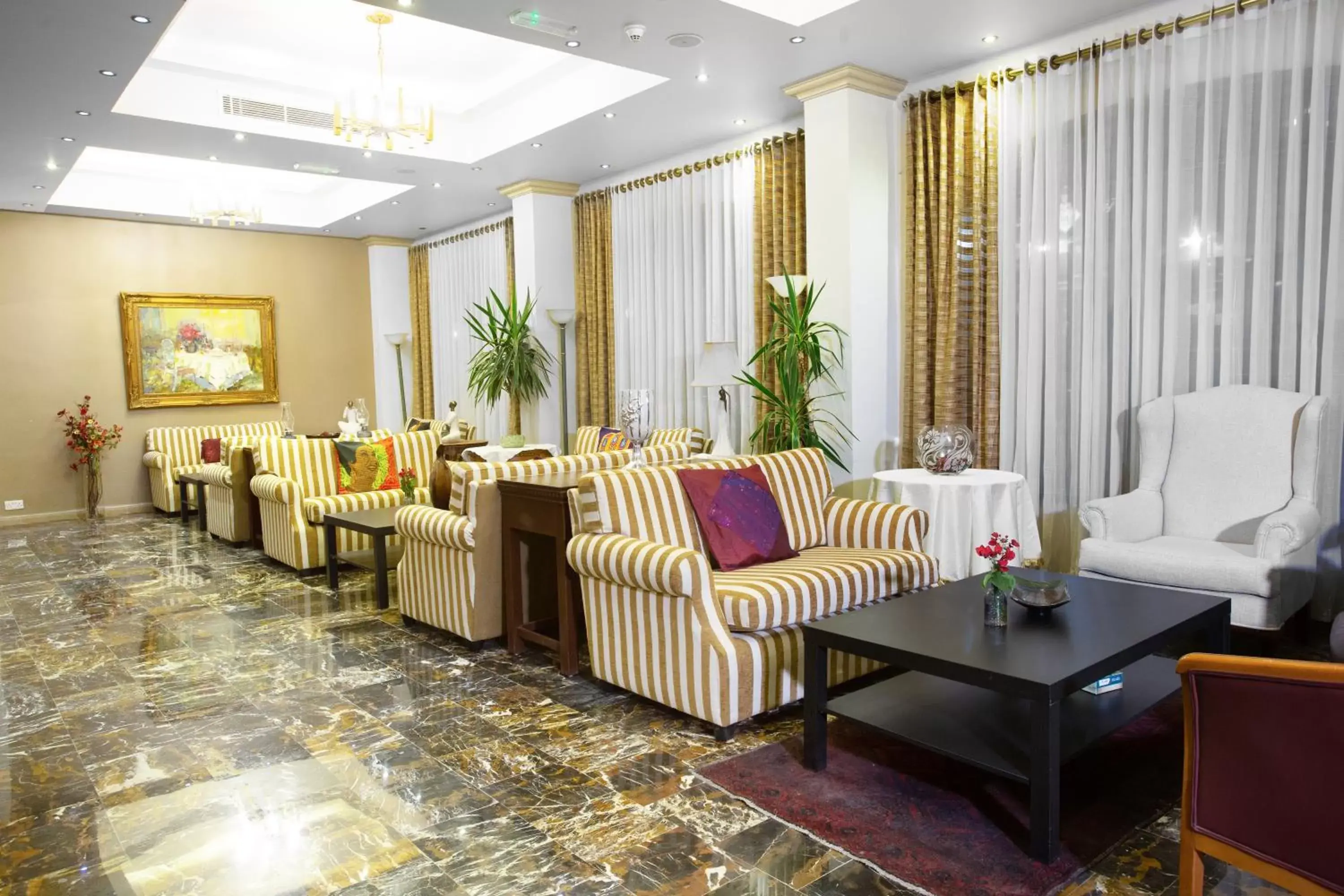 Lobby or reception in Grand Hotel Madaba Lobby or reception in Grand Hotel Madaba