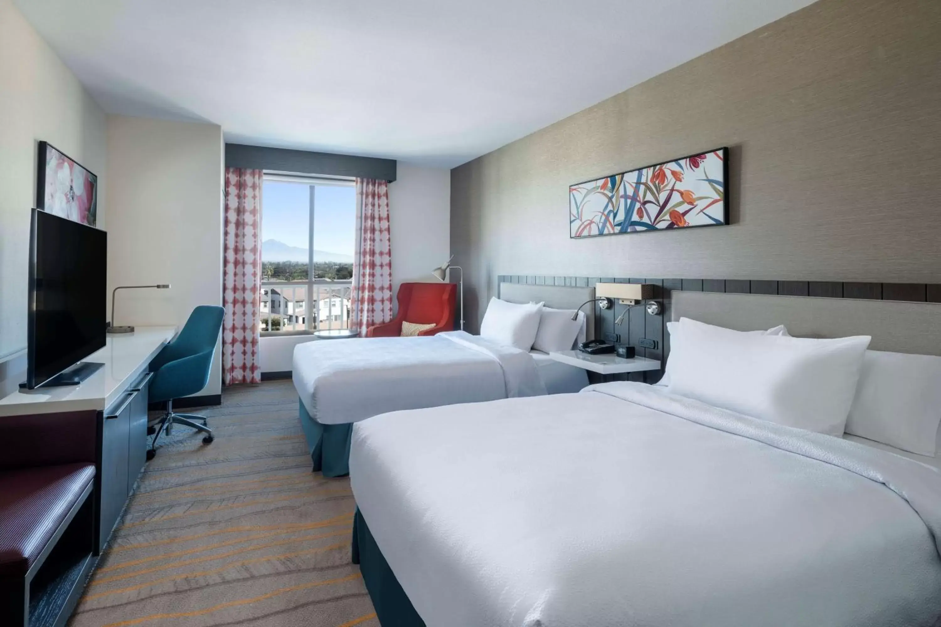 Queen Room with Two Queen Beds in Hilton Garden Inn Chino Hills Pomona CA Queen Room with Two Queen Beds in Hilton Garden Inn Chino Hills Pomona CA