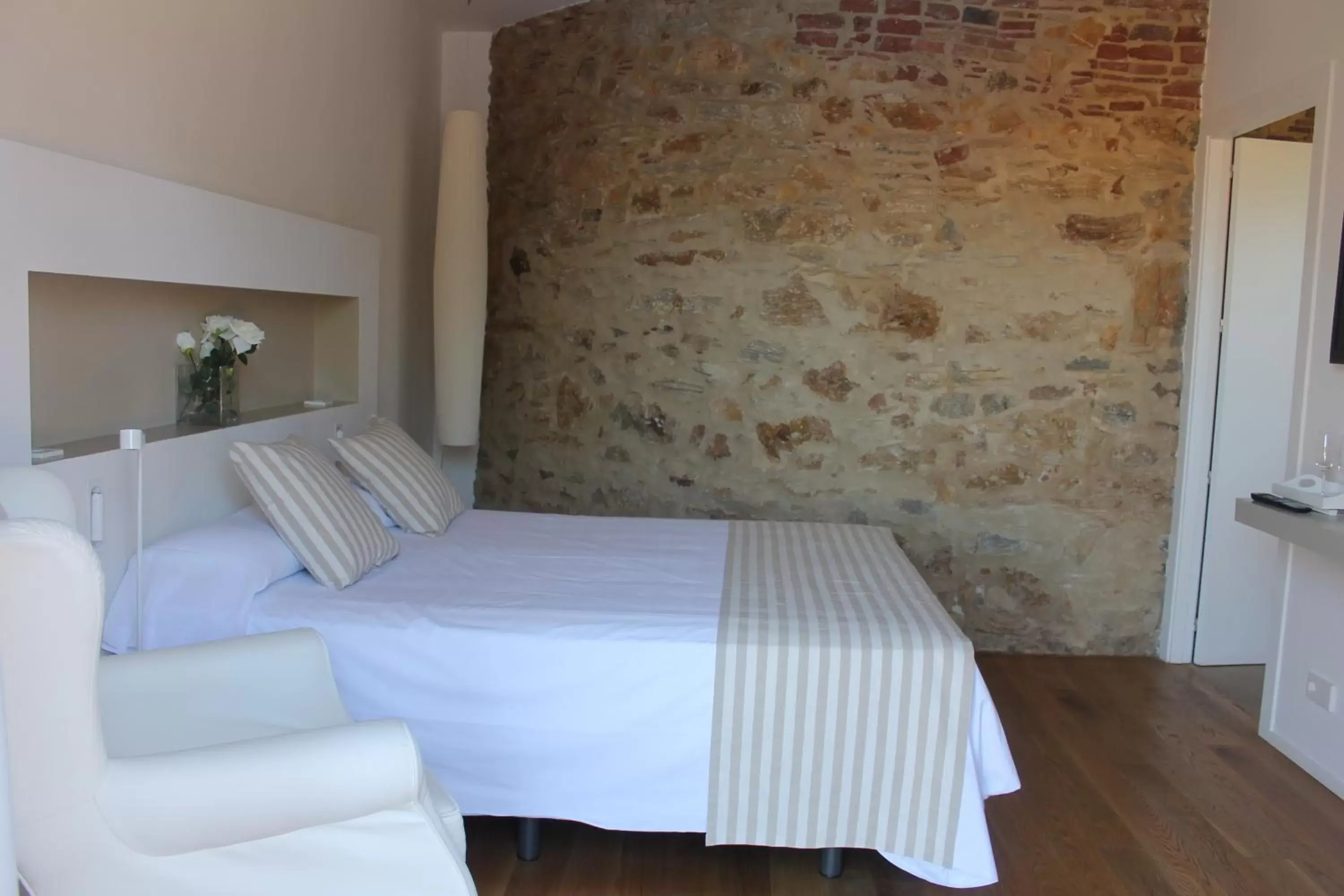 Bedroom, Bed in Hostalet de Begur - Adults Only