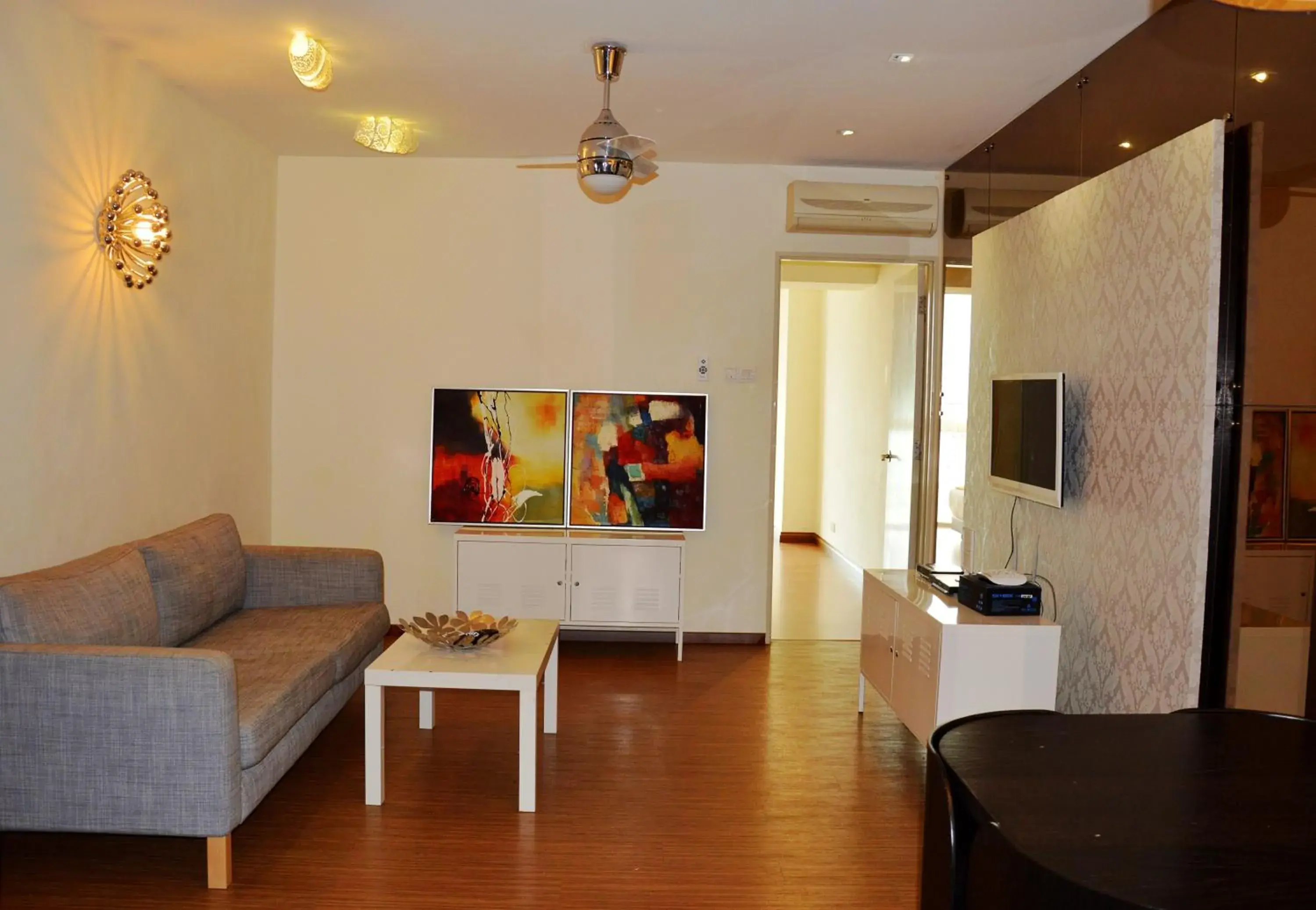 Living room, Seating Area in Taragon Residences