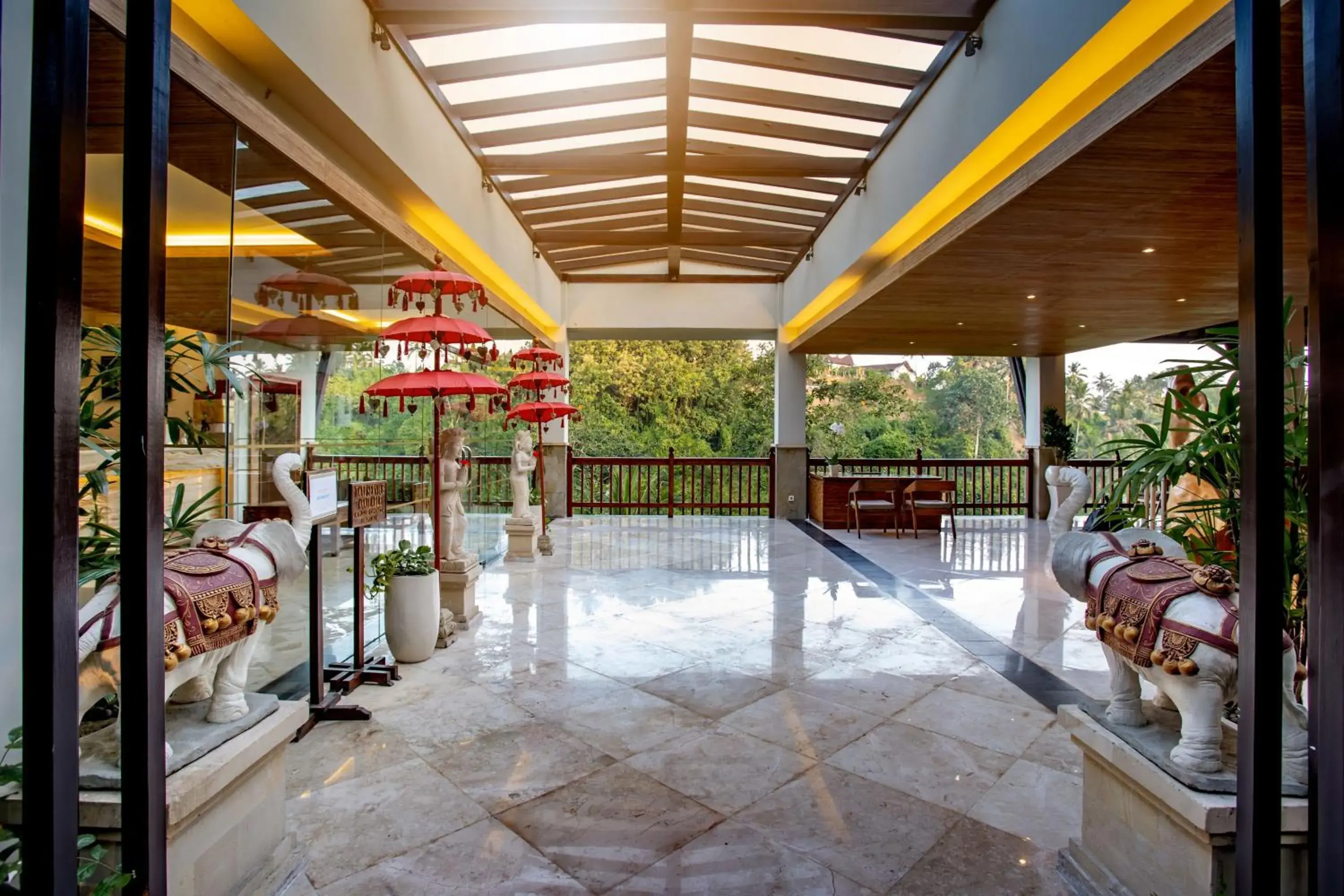 Lobby or reception in The Lokha Ubud Resort Villas and Spa