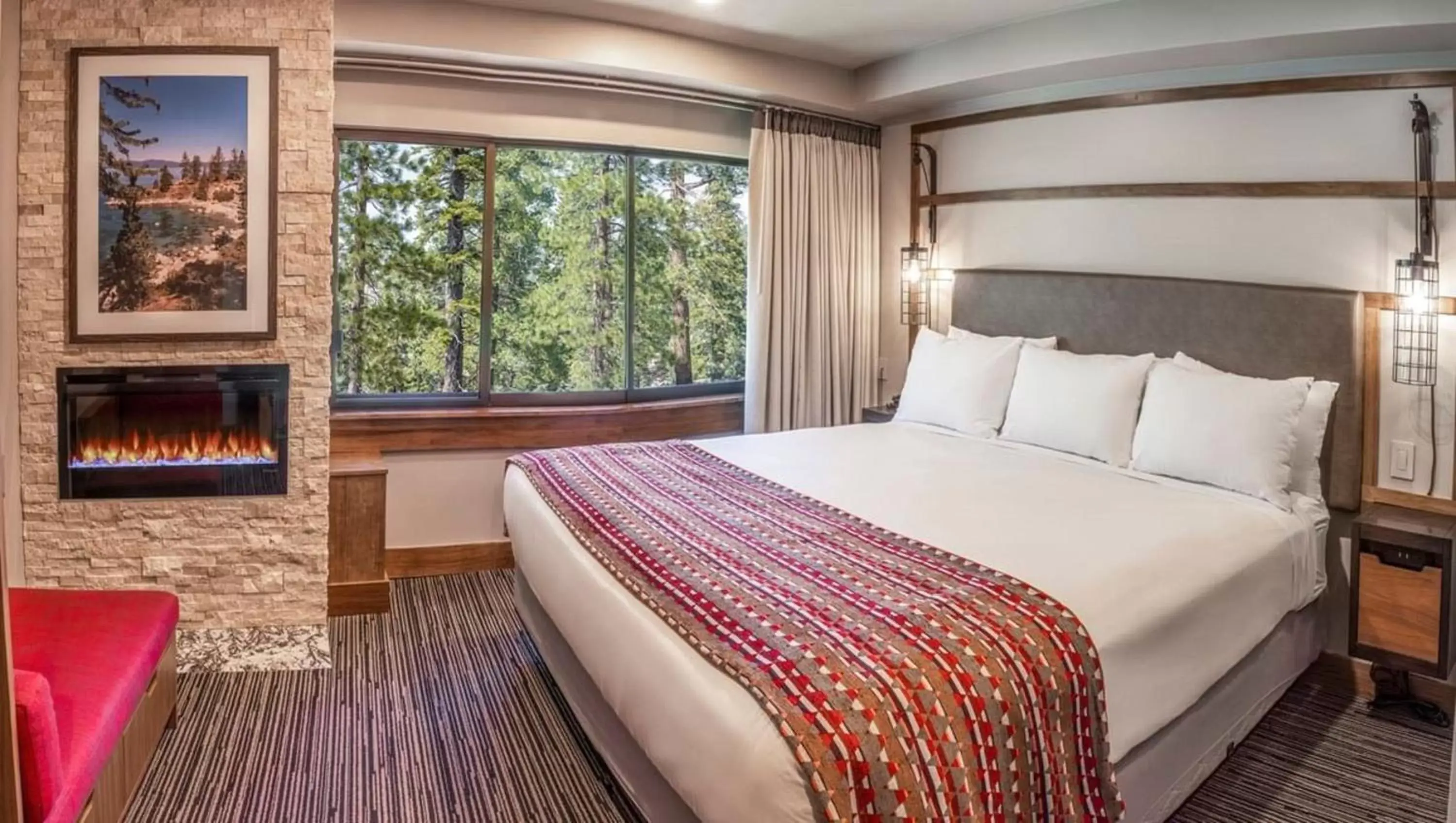 One-Bedroom King Suite in Hilton Vacation Club Tahoe Seasons Lake Tahoe