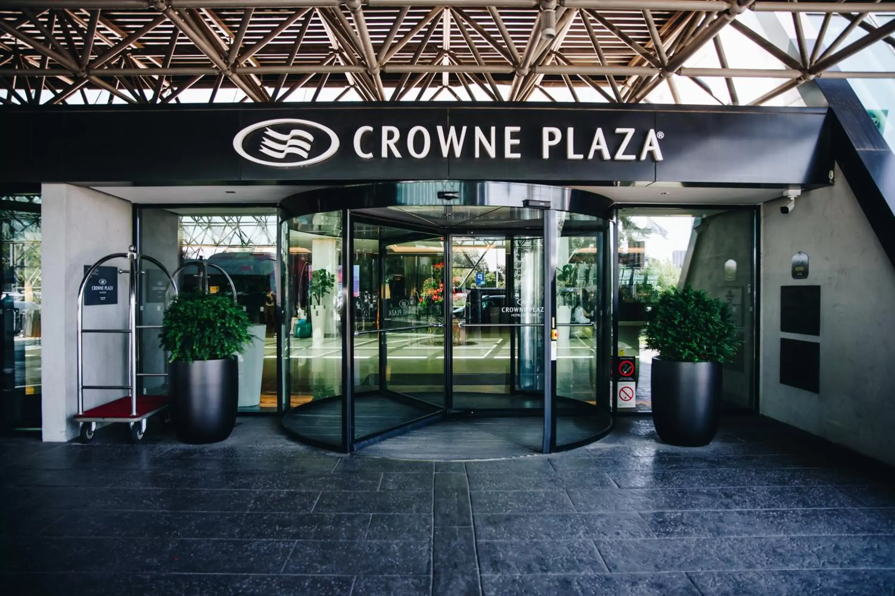 Facade/entrance in Crowne Plaza Belgrade, an IHG Hotel