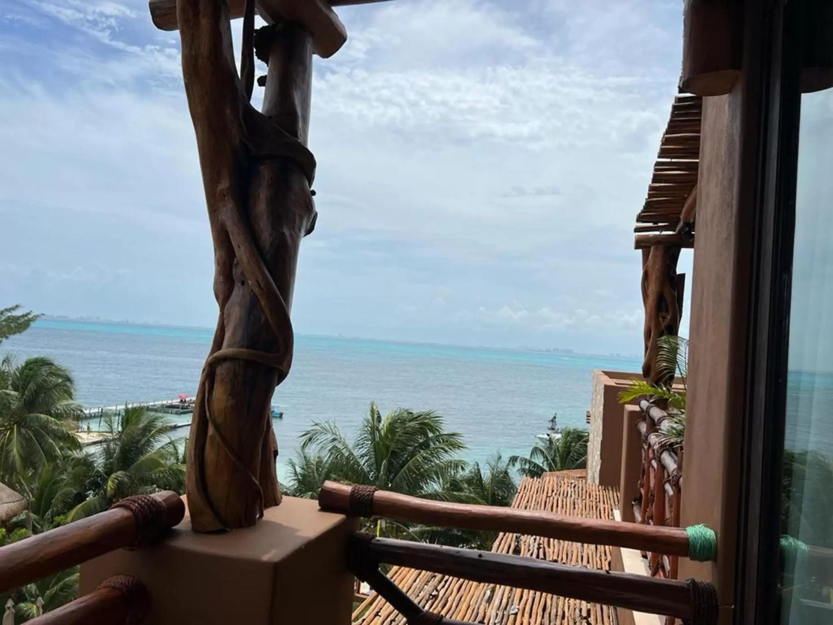 Balcony/Terrace, Sea View in Hotel Beló Isla Mujeres - All Inclusive