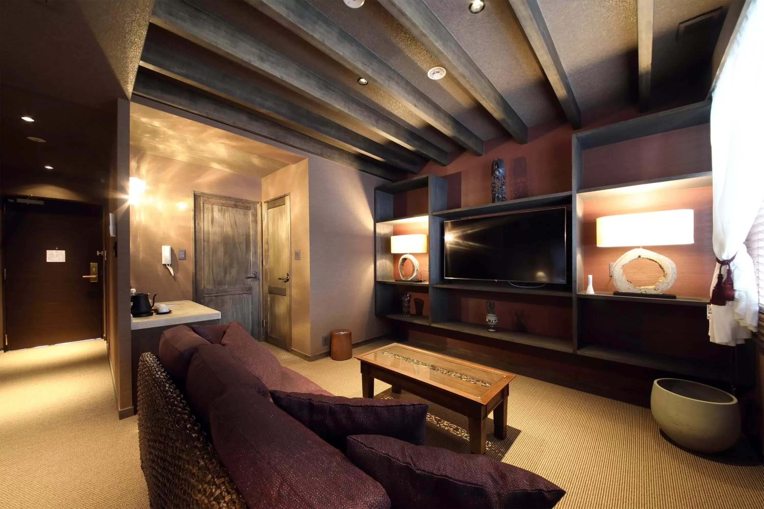Living room in HOTEL SHIKISAI KYOTO
