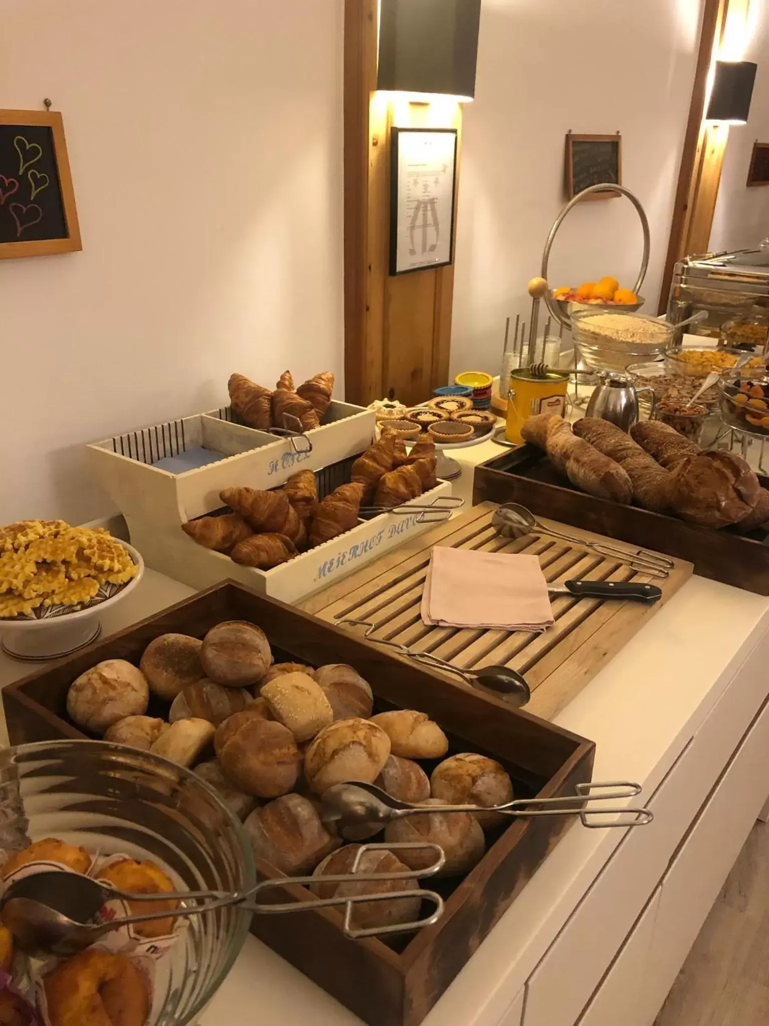 Buffet breakfast, Food in Hotel Meierhof