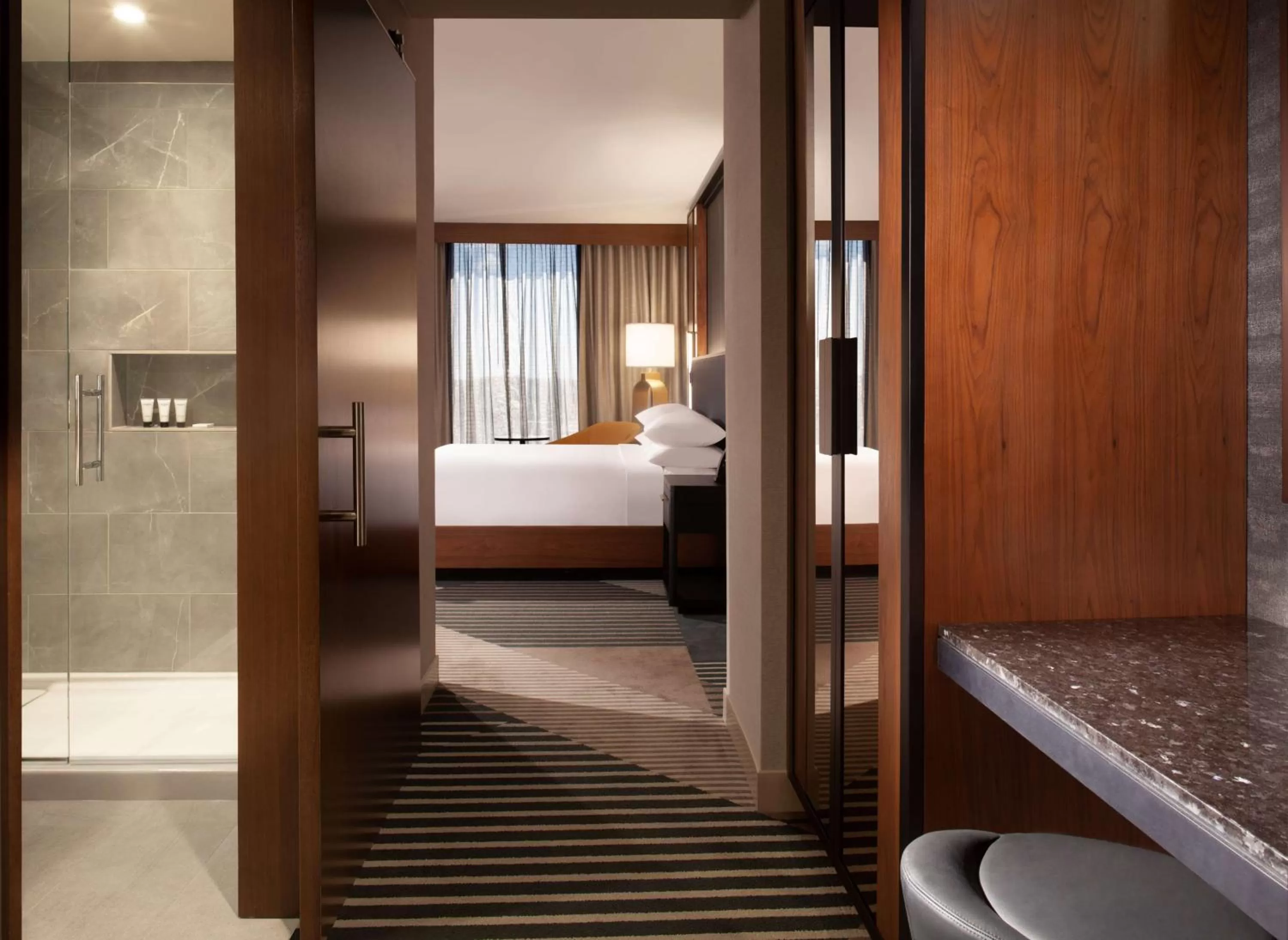 Bathroom, Bed in Grand Hyatt Nashville