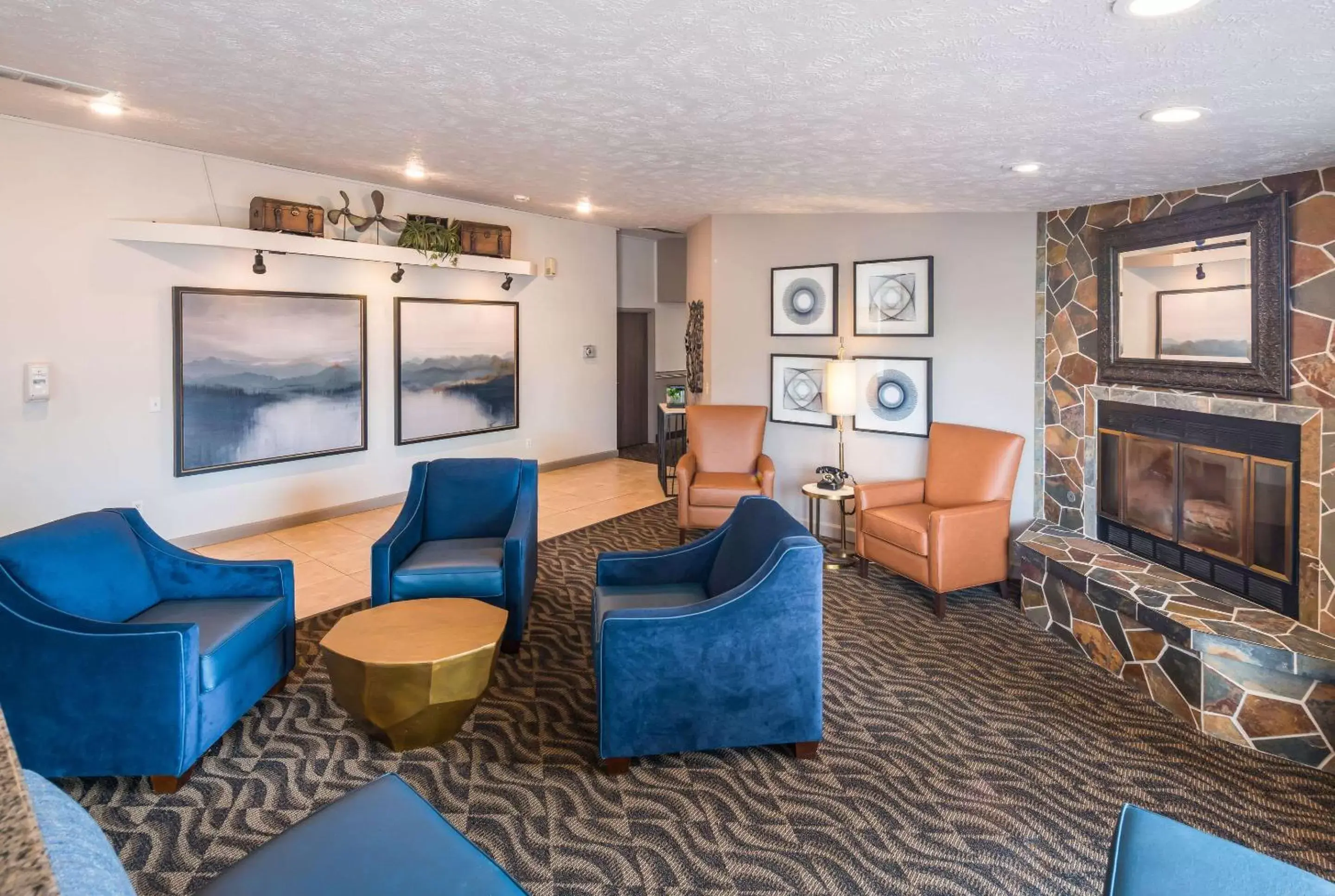 Lobby or reception, Seating Area in Quality Inn & Suites Coeur d'Alene