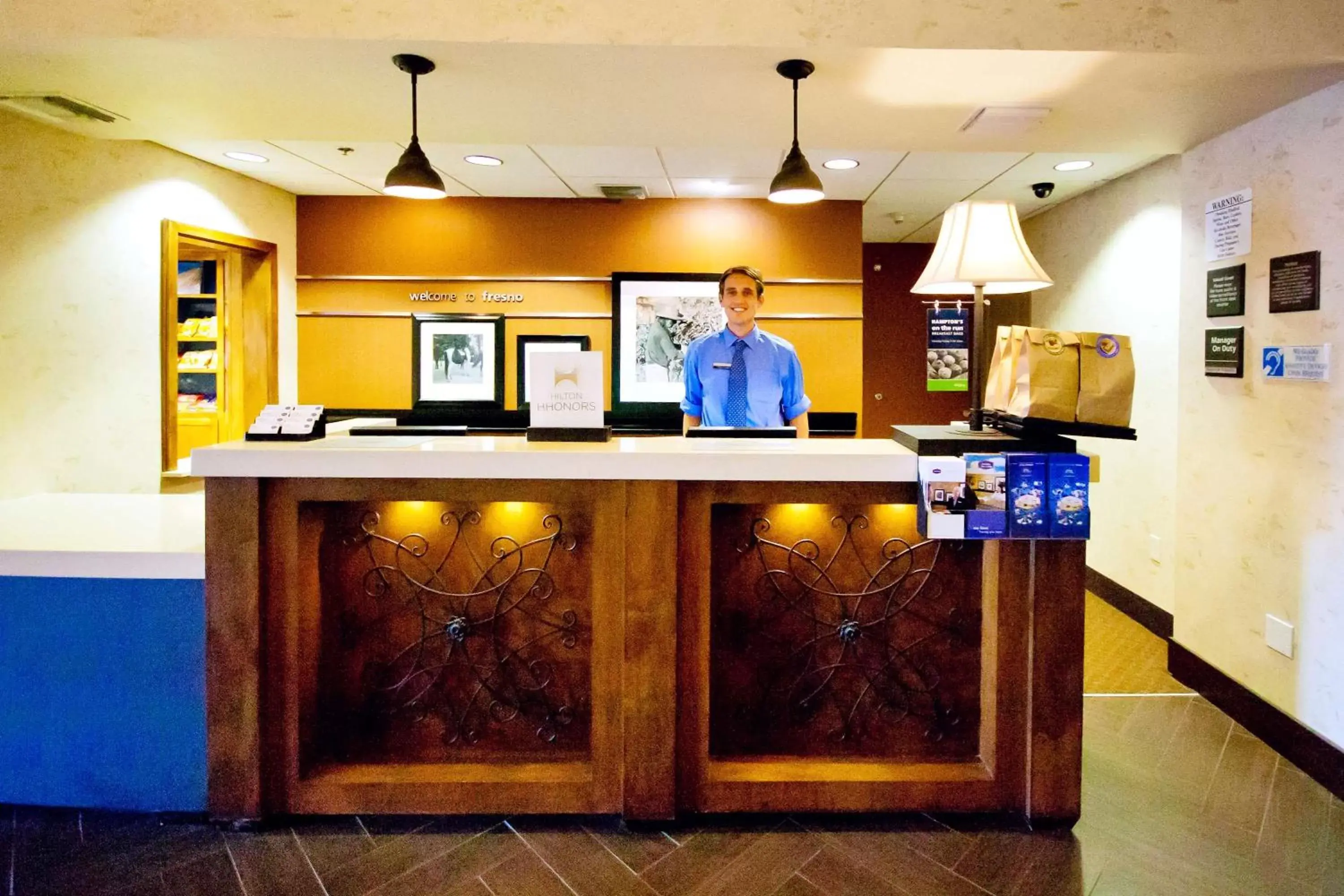Lobby or reception, Lobby/Reception in Hampton Inn & Suites Fresno