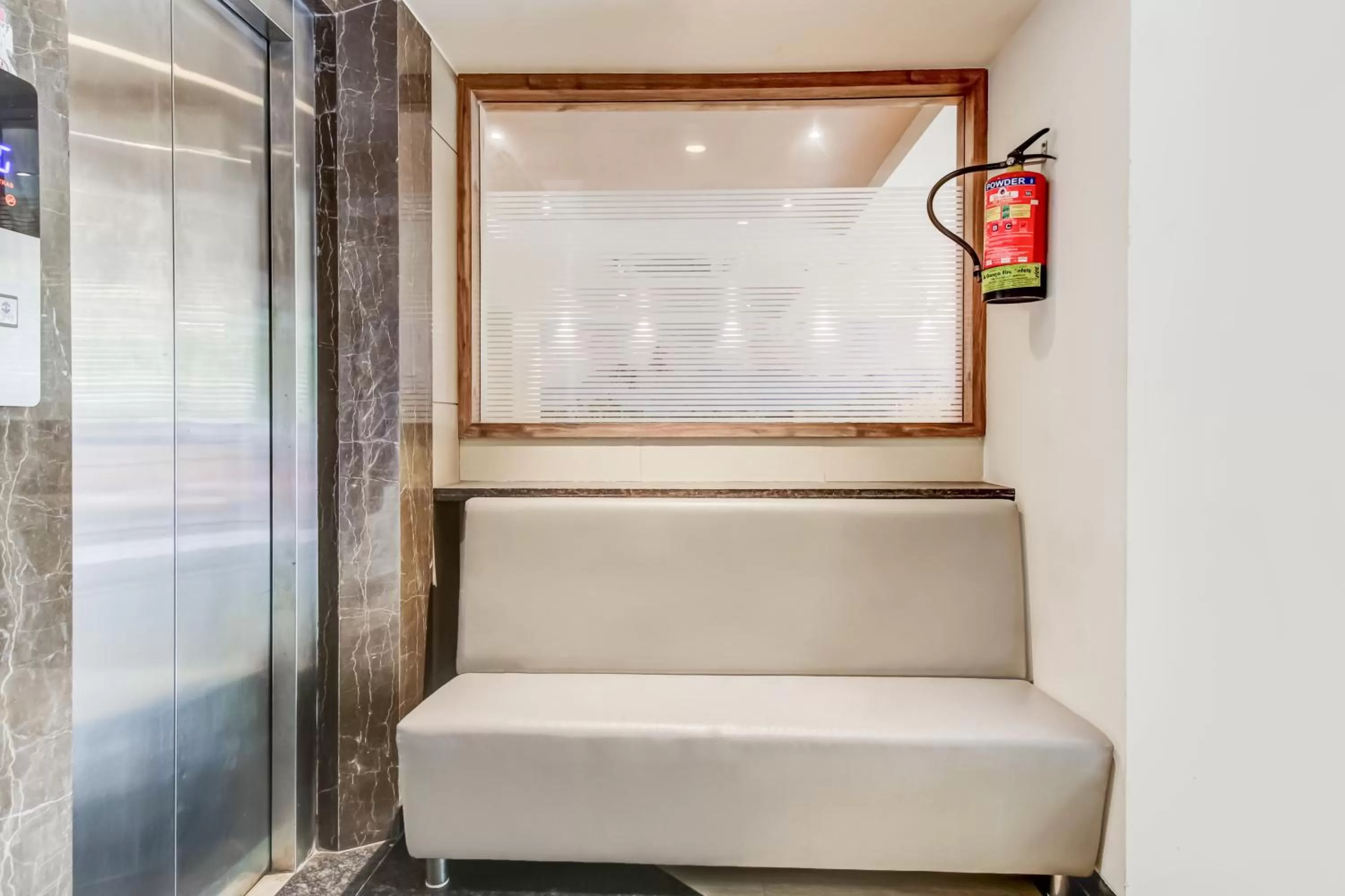 Living room, Bathroom in Grand Mookambika