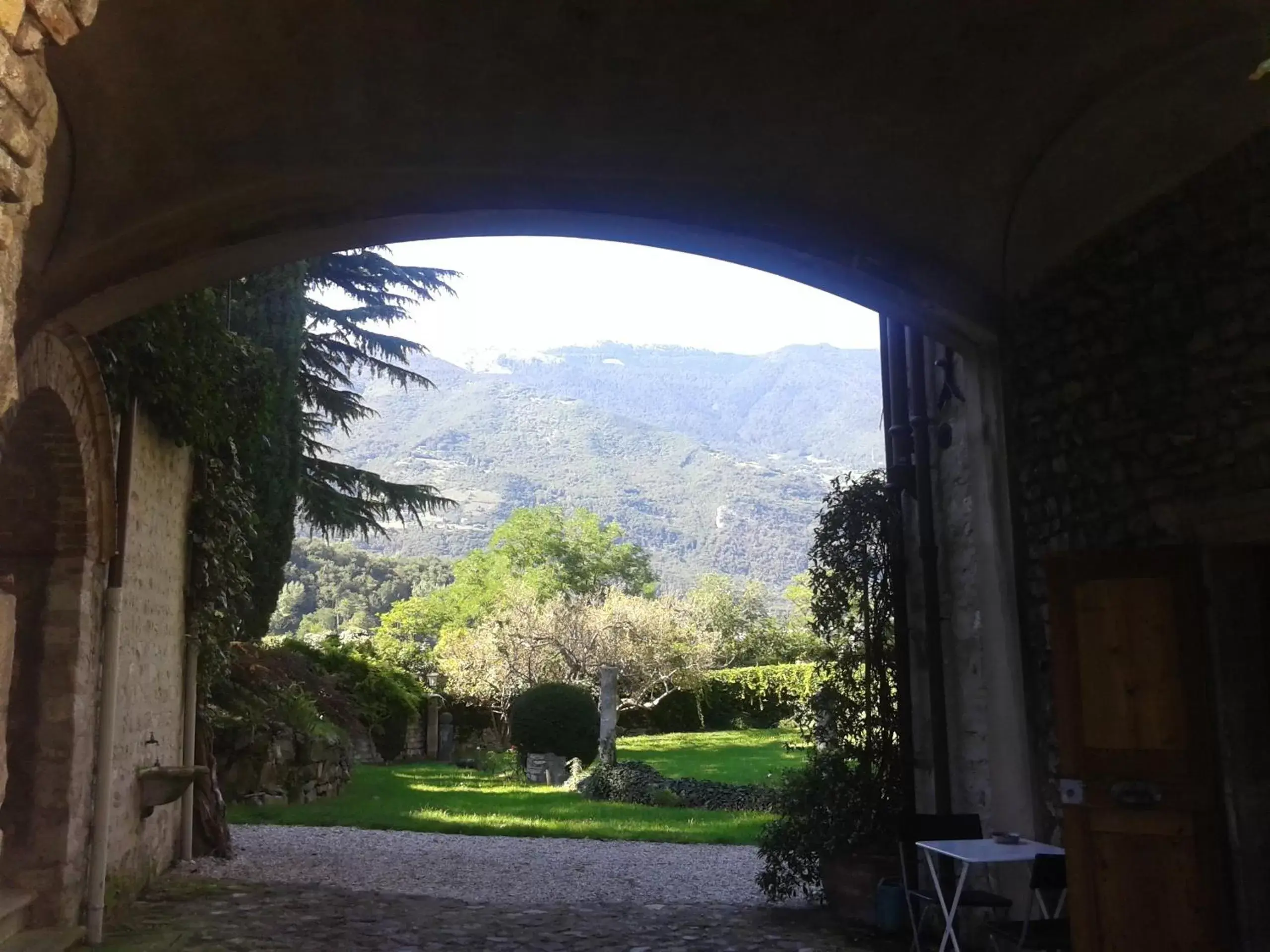 Garden view, Mountain View in Castrum di Serravalle
