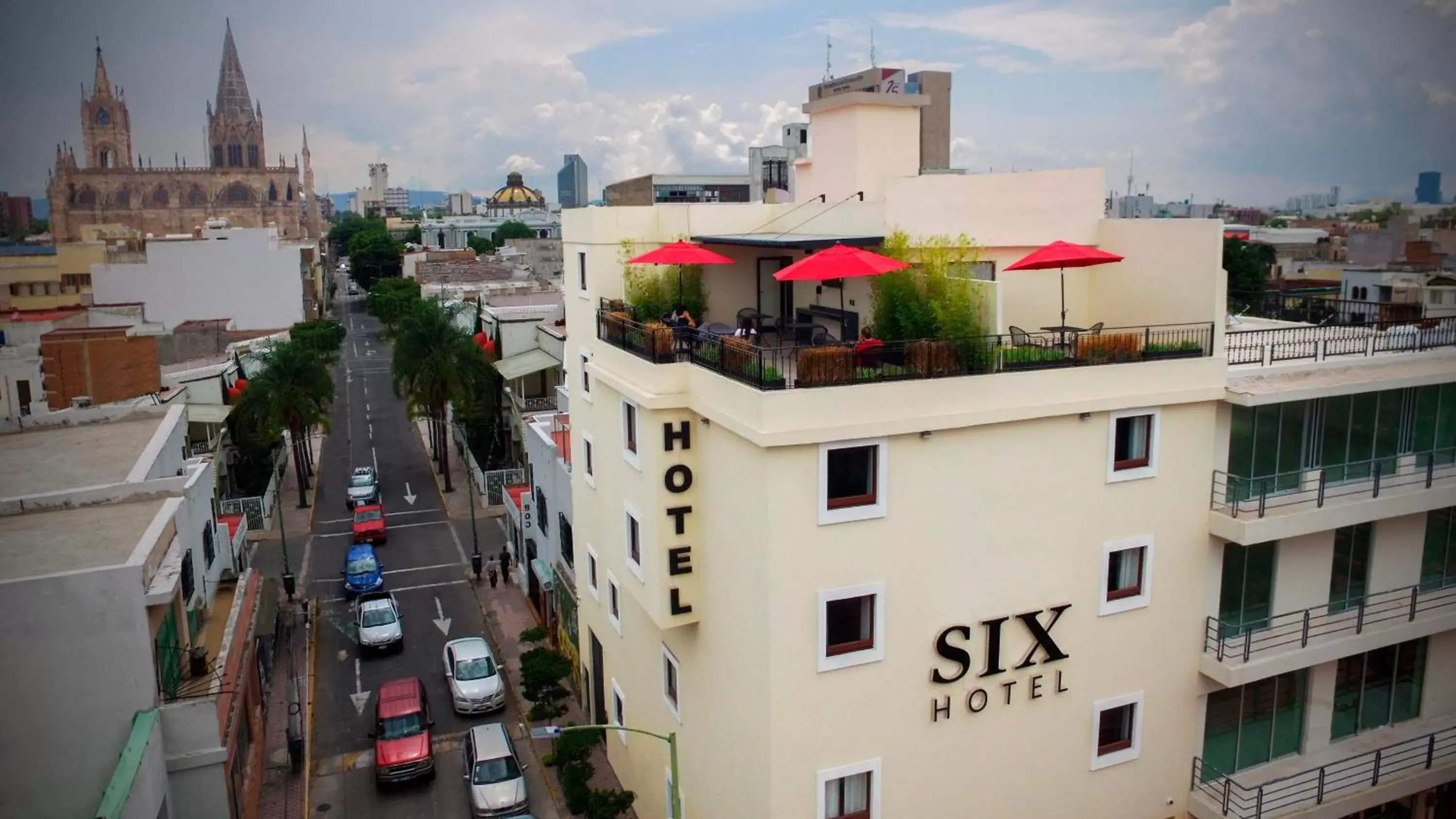 Bird's eye view in Six Hotel Guadalajara Expiatorio