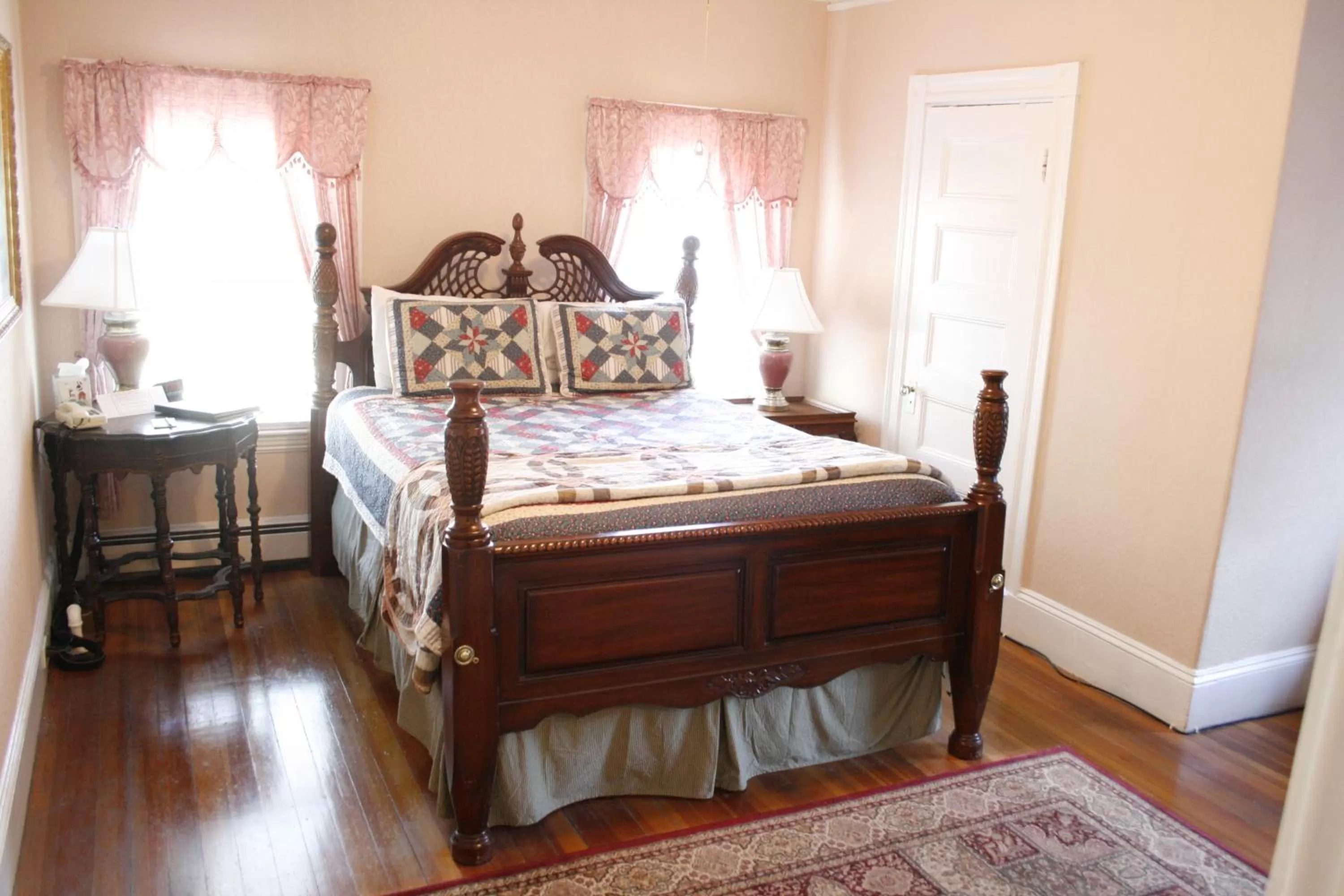 Bed in The Coolidge Corner Guest House: A Brookline Bed and Breakfast