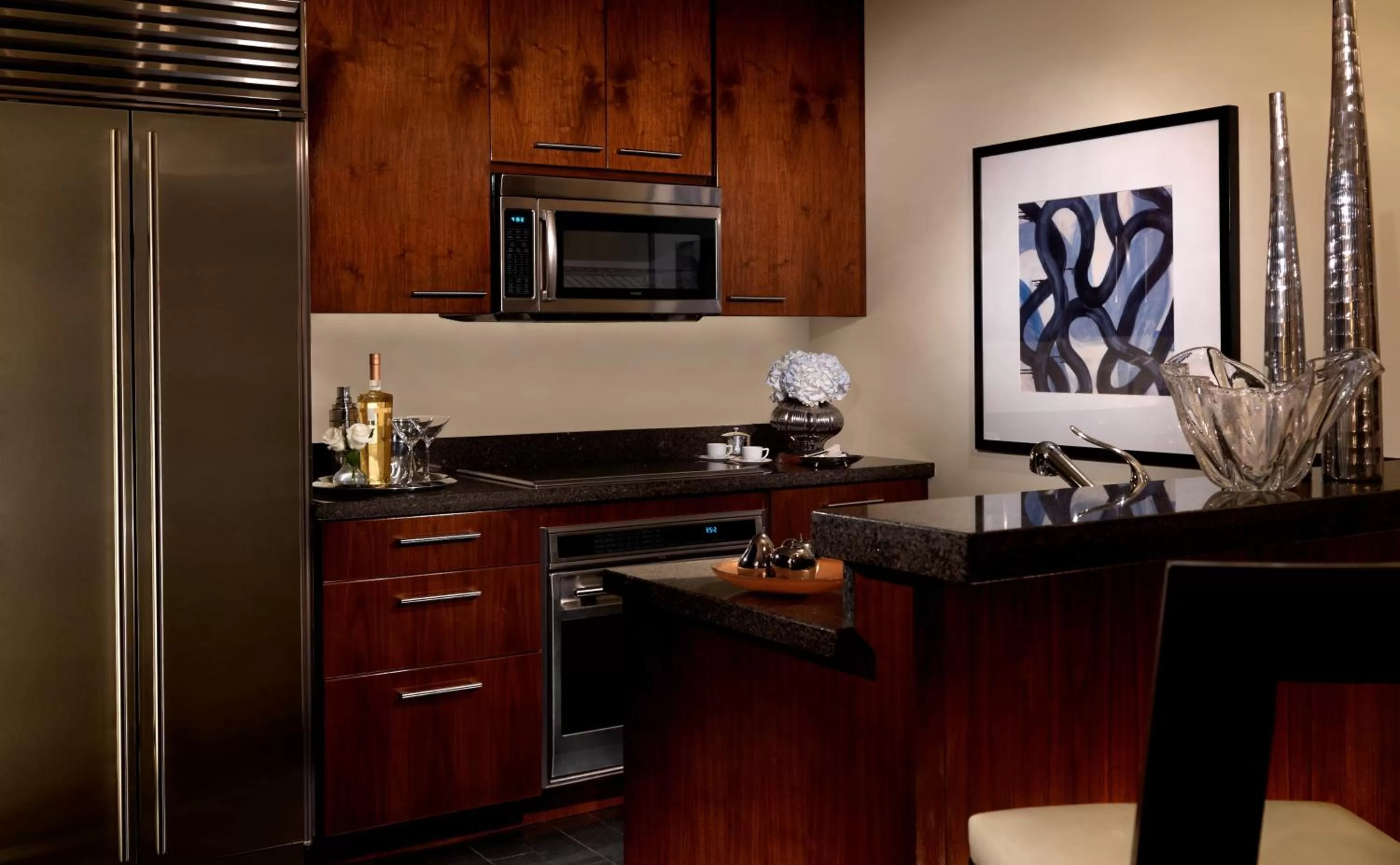 Kitchen or kitchenette in Trump International Hotel Las Vegas