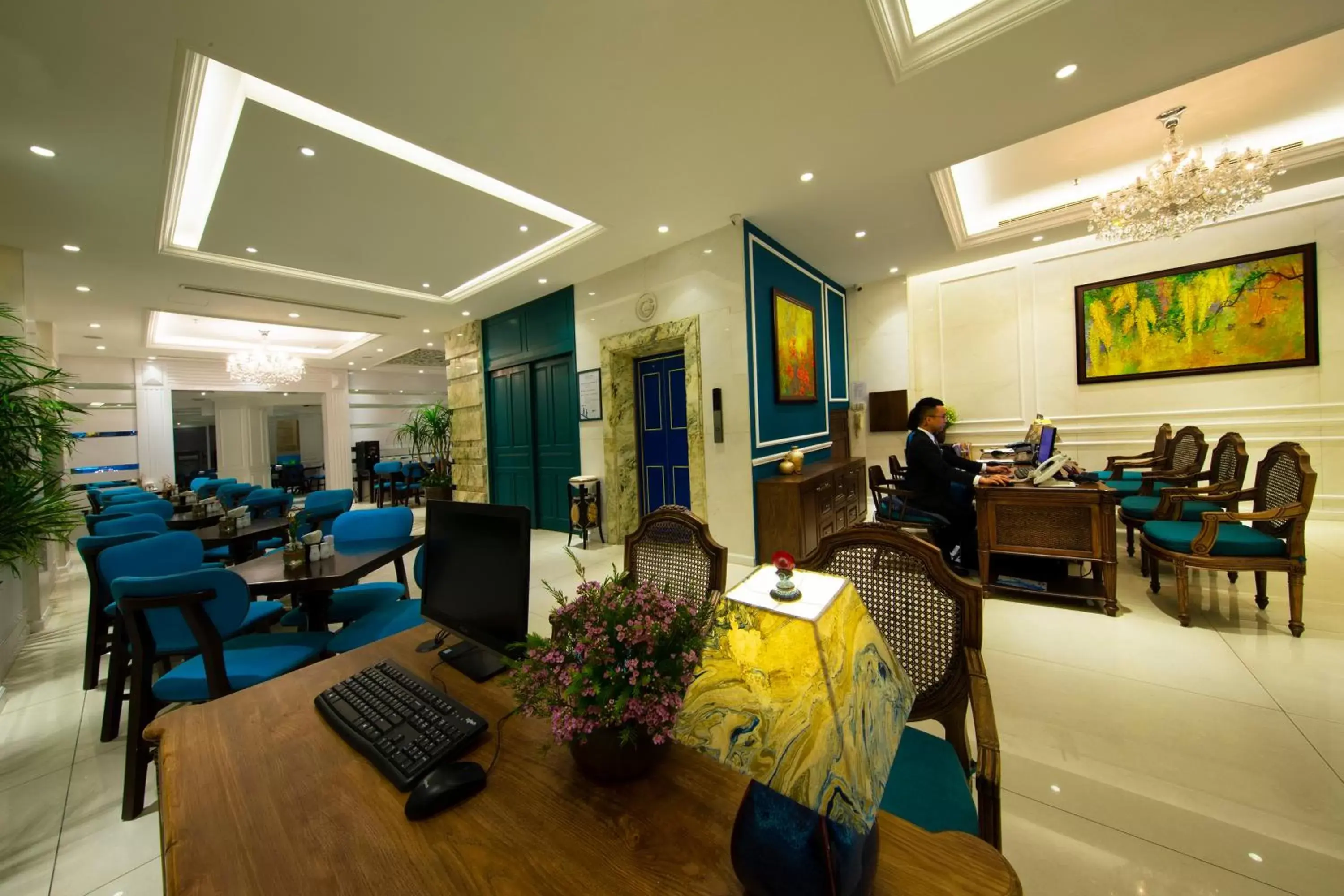 Lobby or reception in Alagon Saigon Hotel & Spa