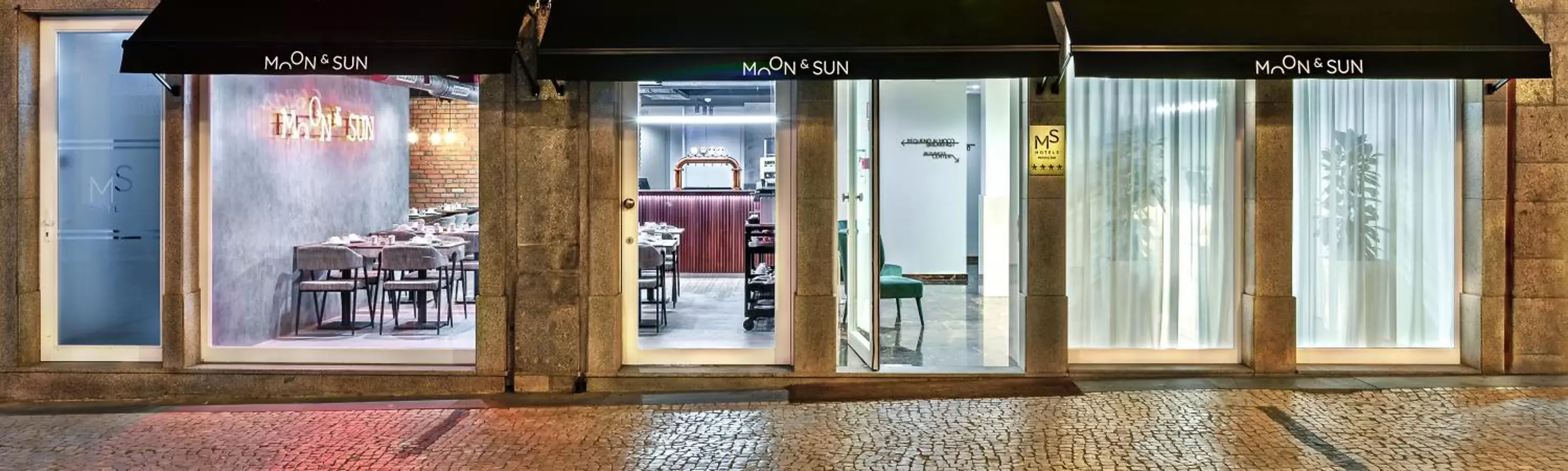 Facade/entrance in Hotel Moon & Sun Braga