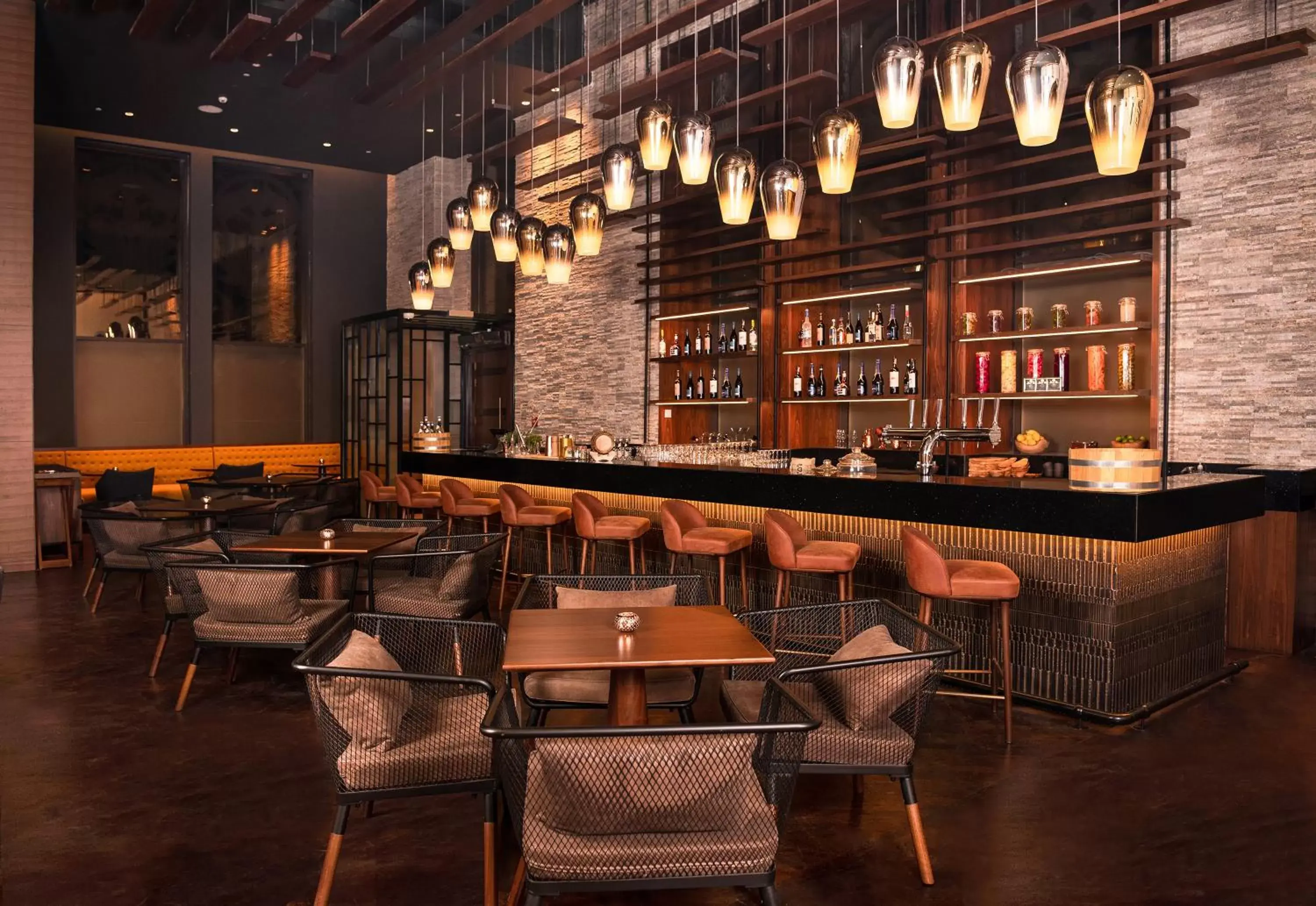 Lounge or bar, Lounge/Bar in Al Jaddaf Rotana Suite Hotel