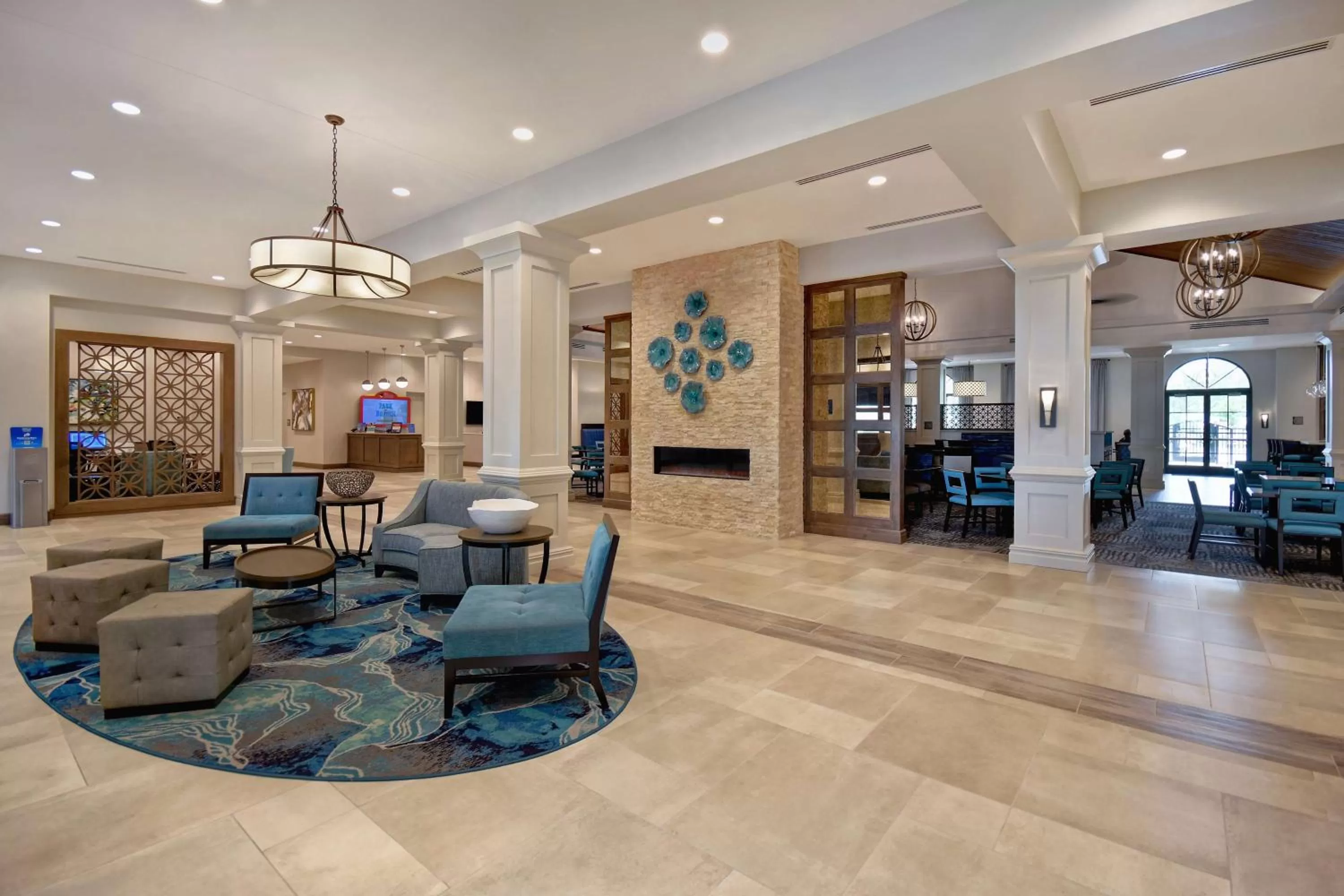 Lobby or reception in Homewood Suites By Hilton Orlando Flamingo Crossings, Fl