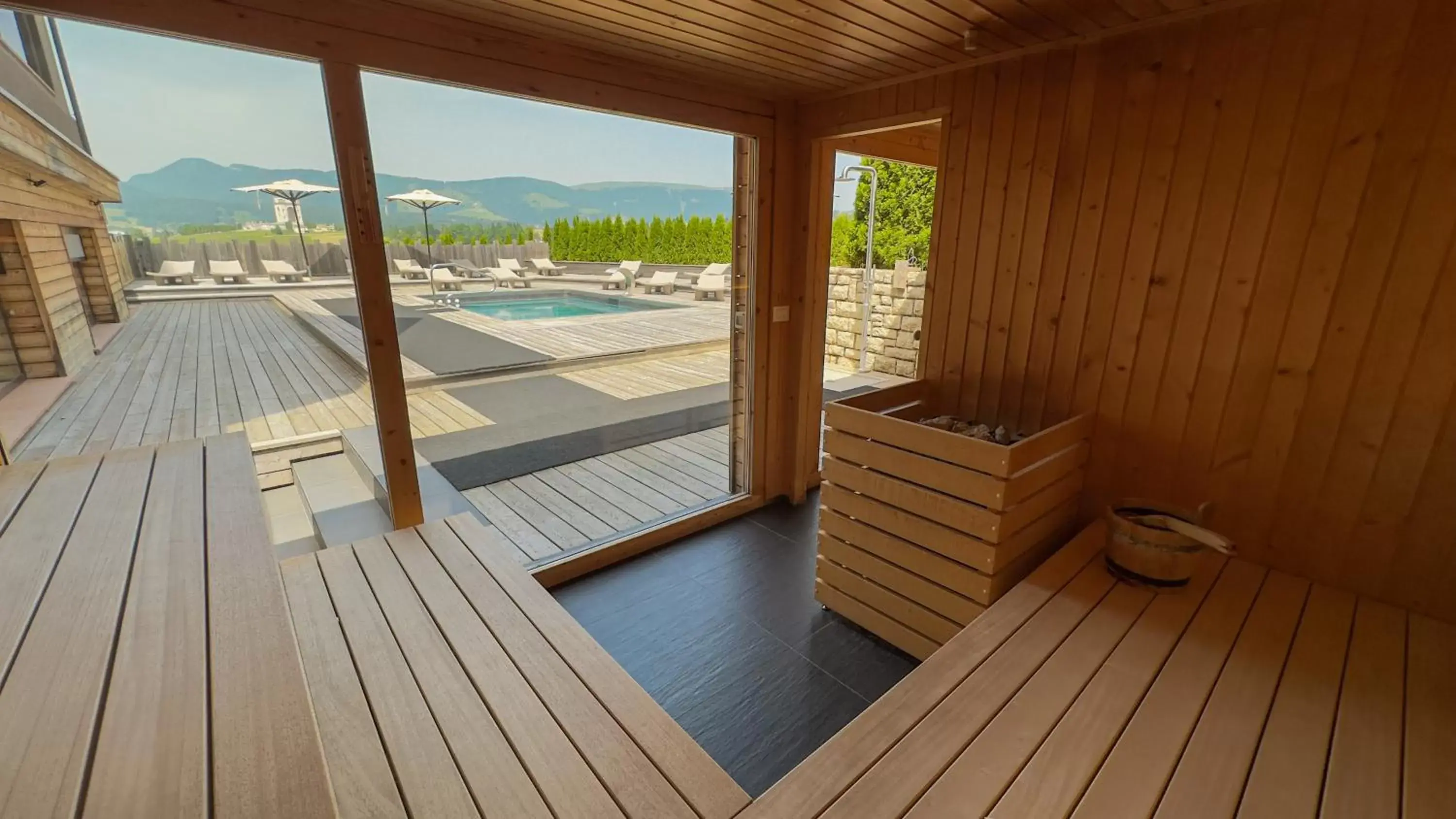 Sauna in Linta Hotel Wellness & Spa