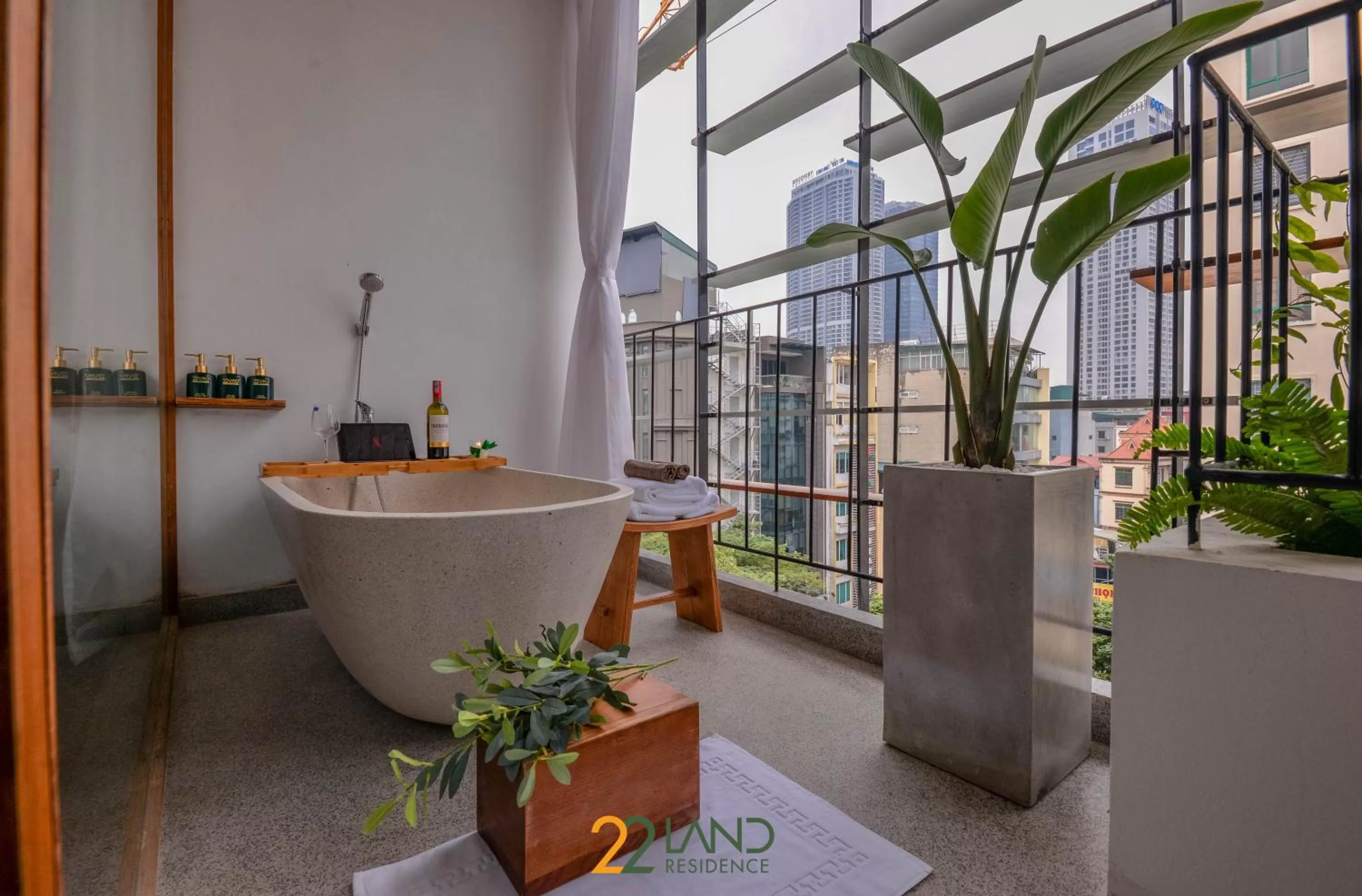 Bathroom in 22Land Hotel & Residence