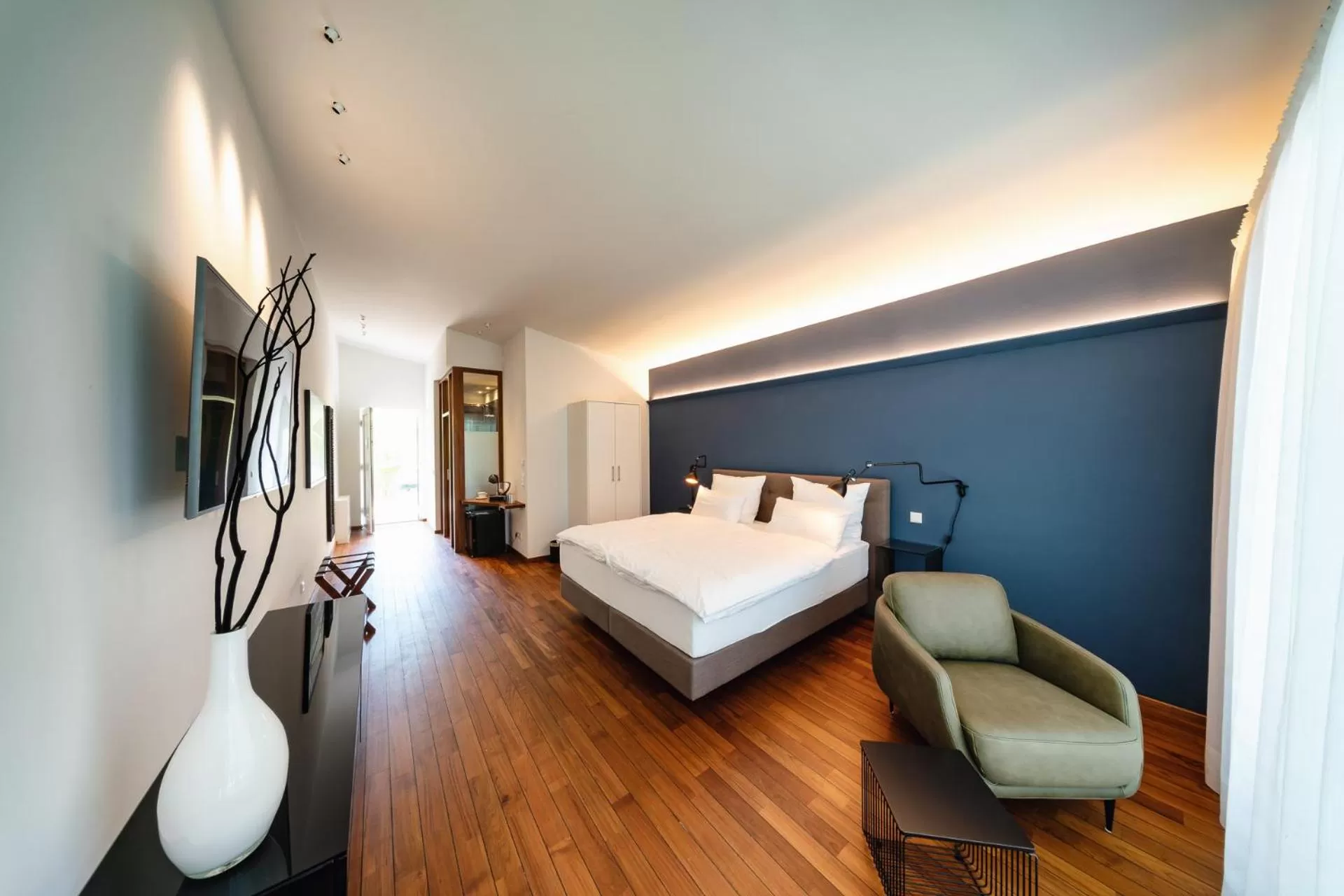 Bed in MotelplusHotel BiggeSeeFront