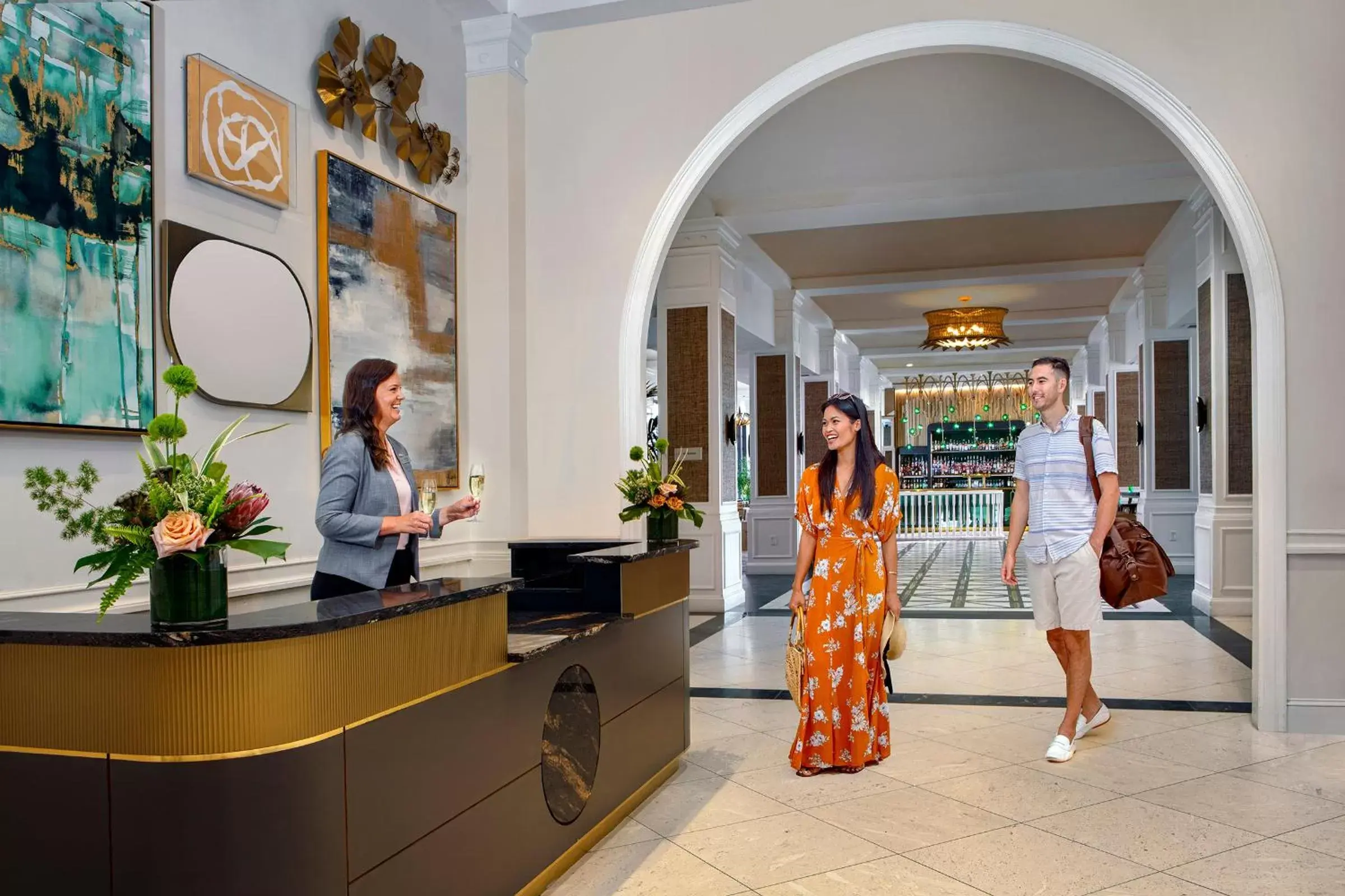 Lobby or reception in The Don CeSar Lobby or reception in The Don CeSar