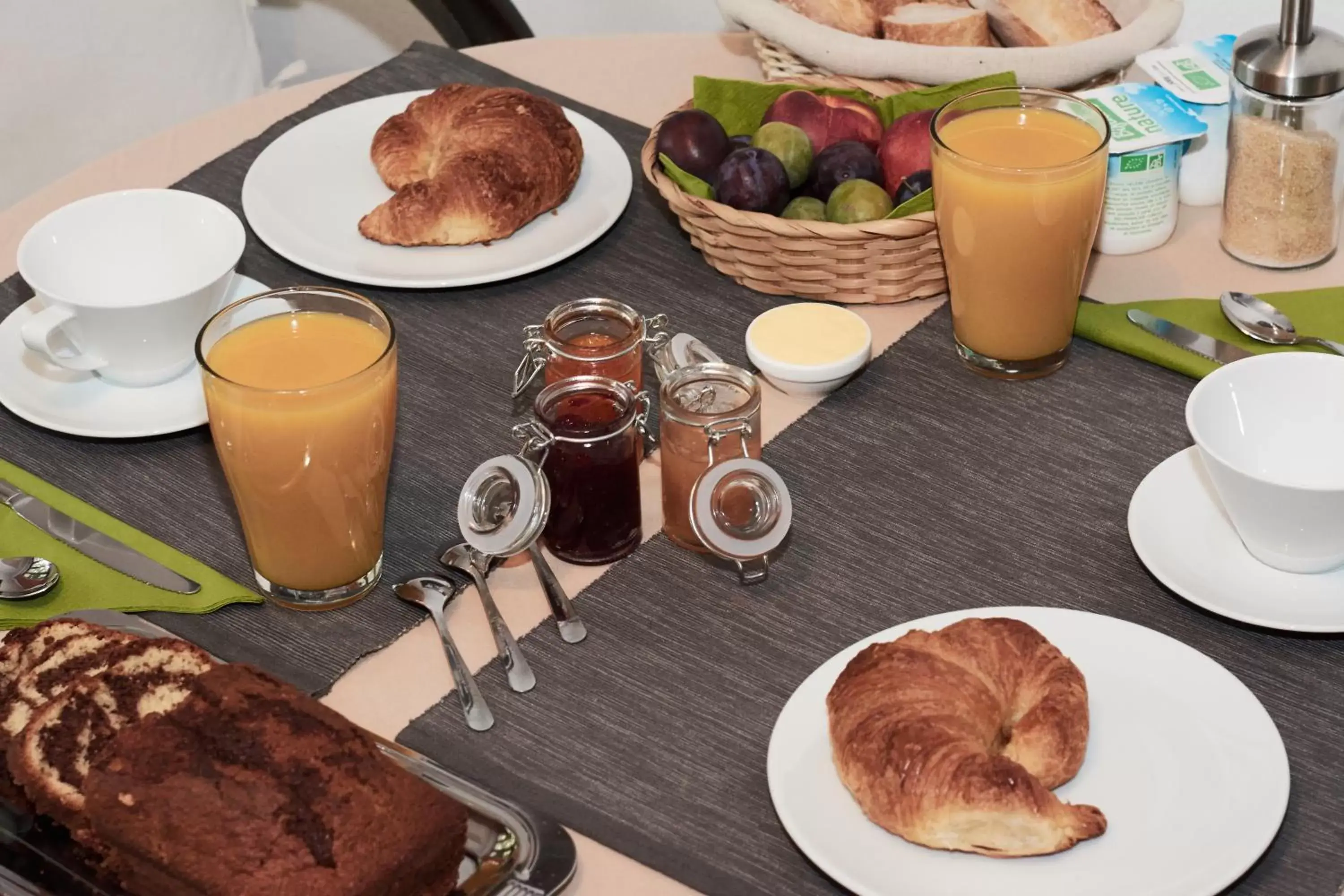 Food close-up, Breakfast in La Foyère