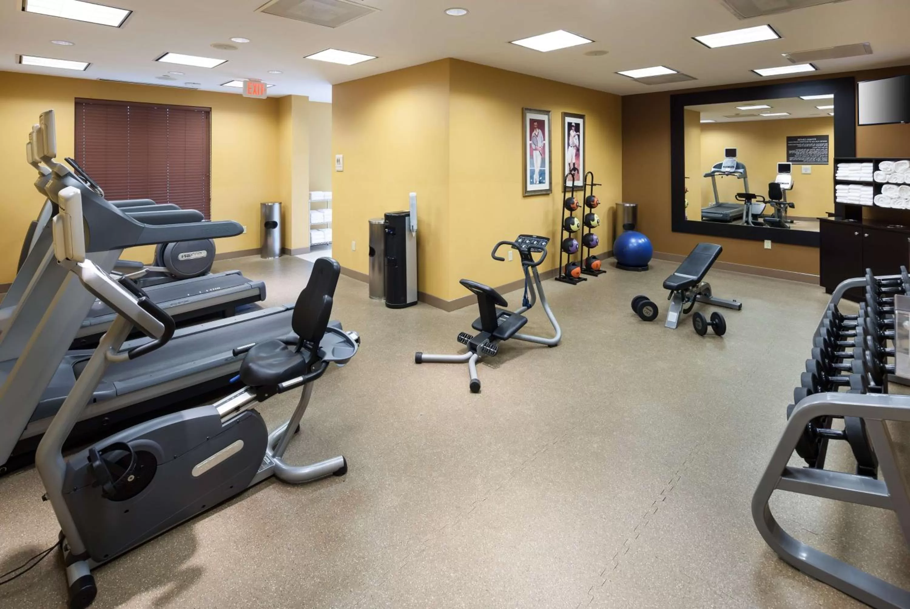 Fitness centre/facilities in Hilton Garden Inn Frisco