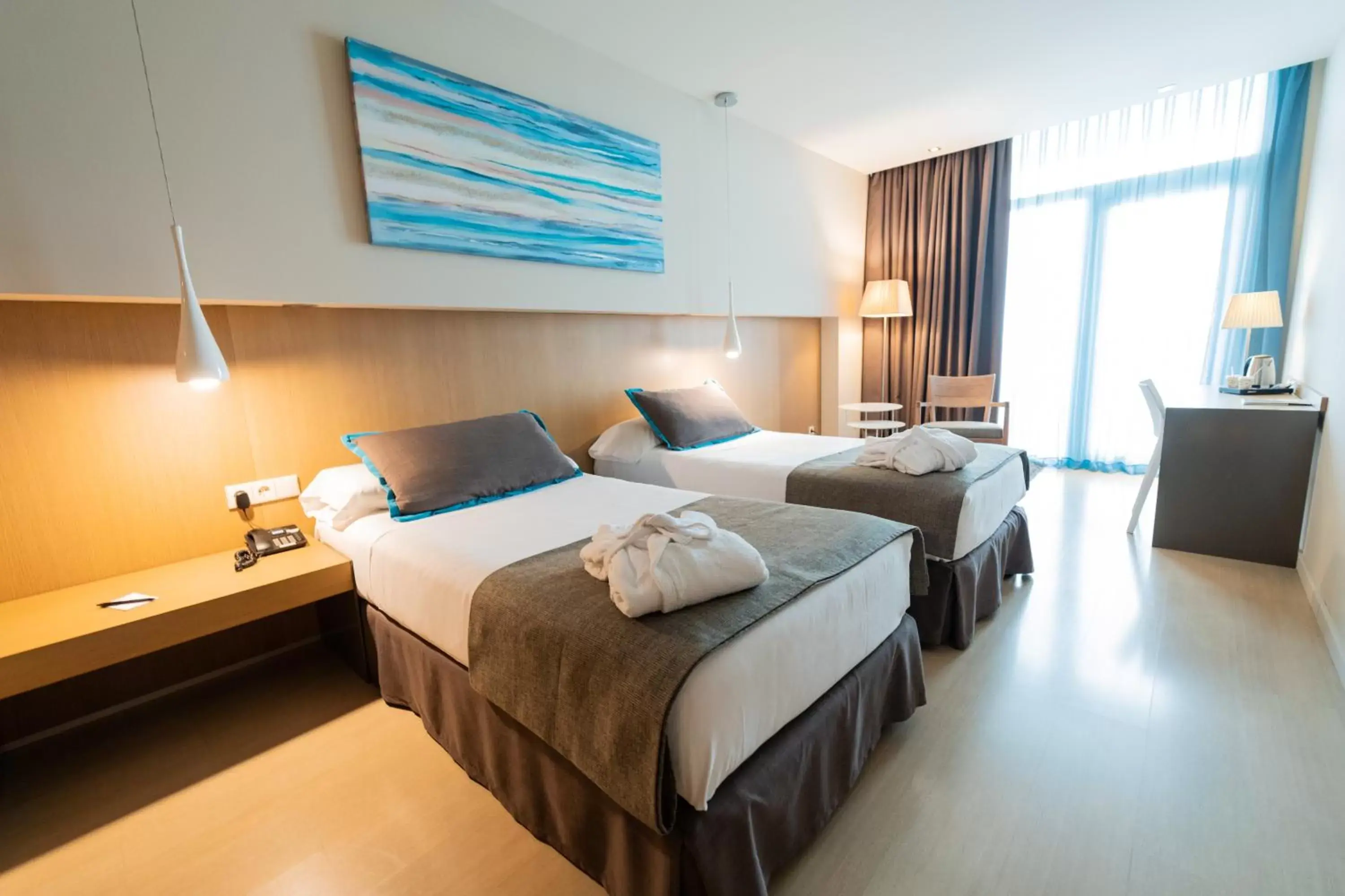 Photo of the whole room, Bed in Atenea Port Barcelona Mataró Photo of the whole room, Bed in Atenea Port Barcelona Mataró