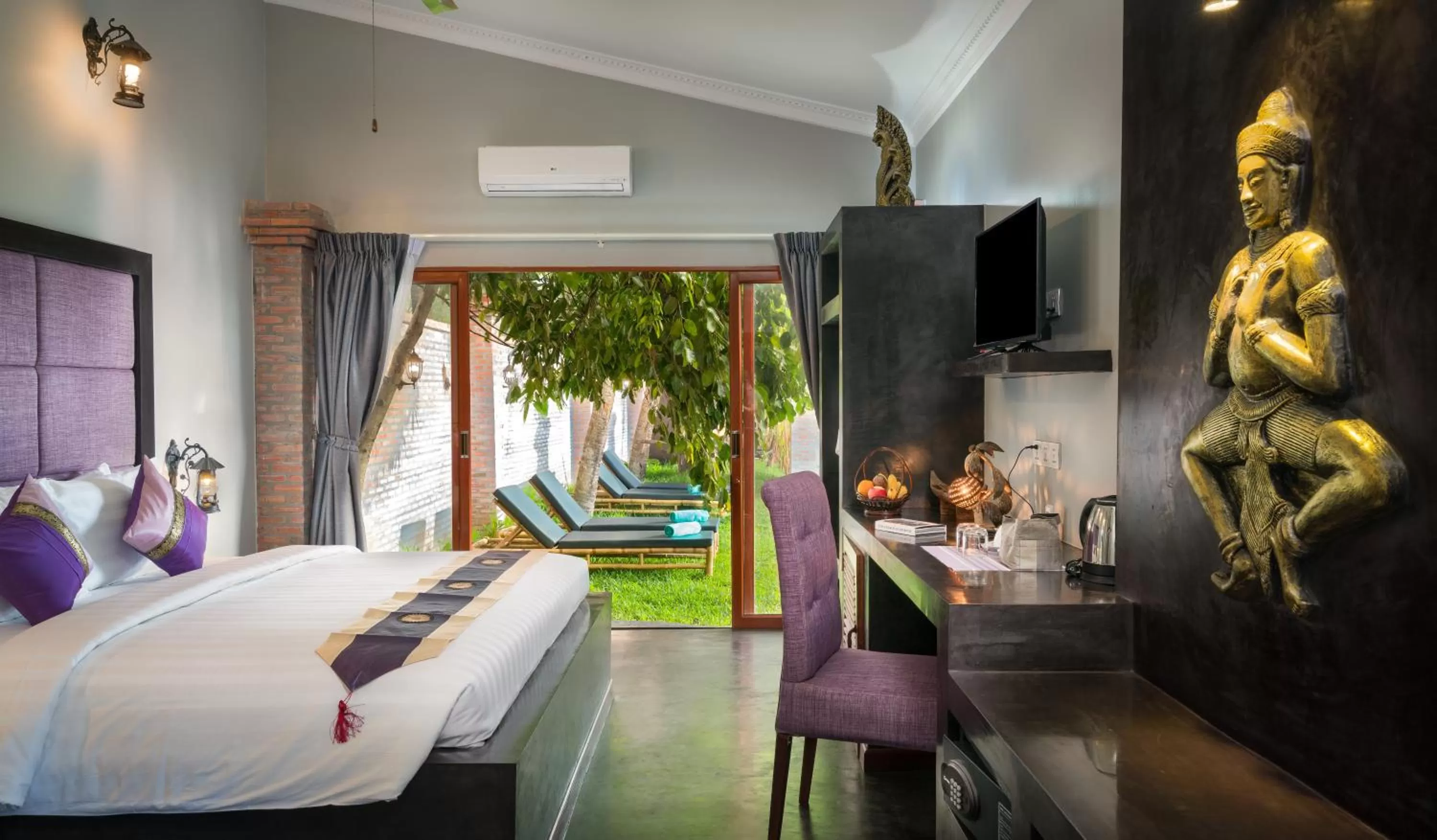 Bedroom, Bed in Authentic Khmer Village Resort