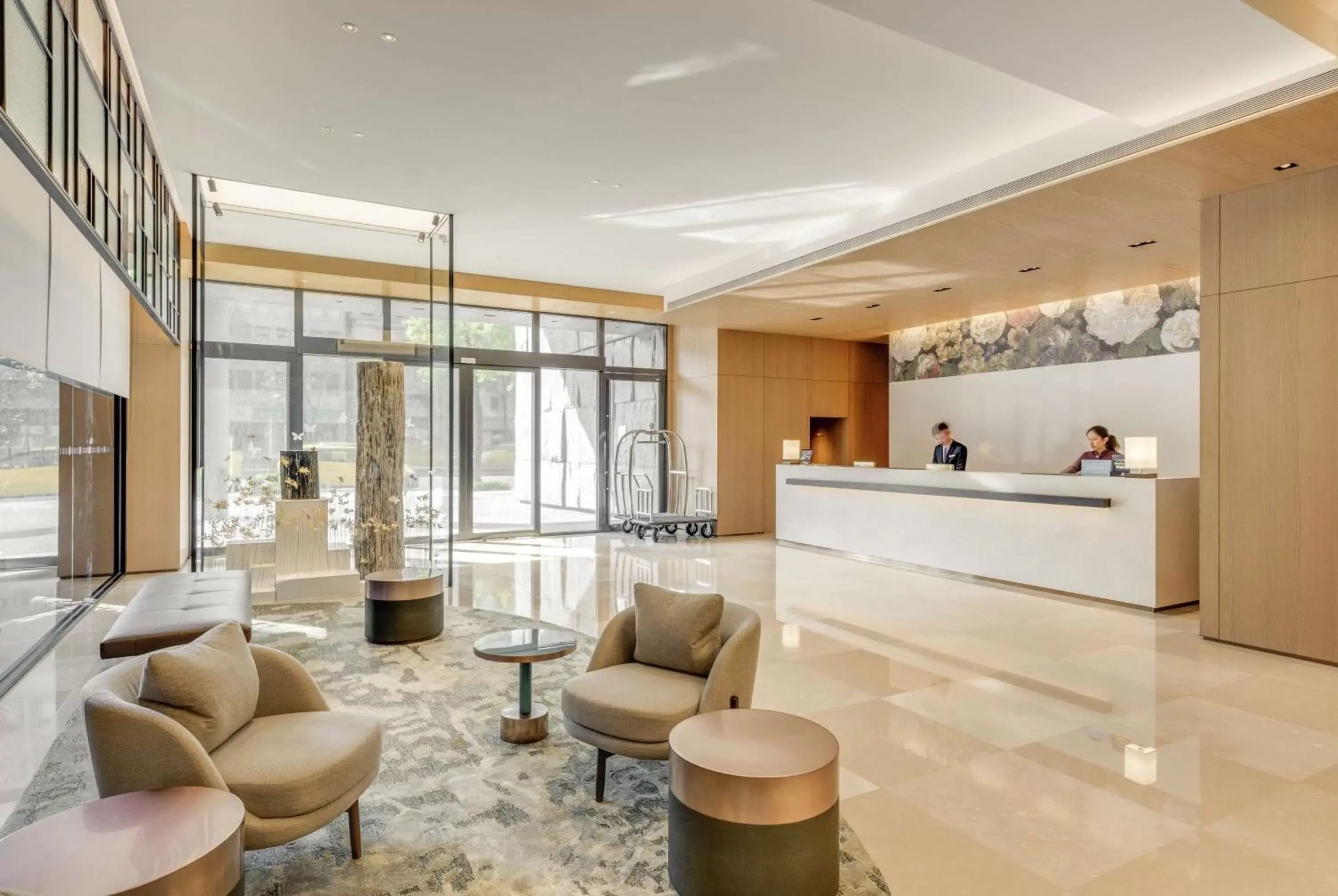 Lobby or reception, Lobby/Reception in DoubleTree by Hilton Taipei Zhongshan