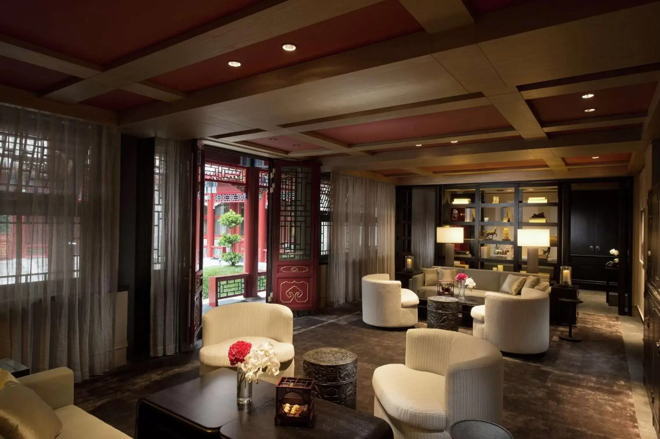 Living room, Lounge/Bar in Waldorf Astoria Beijing