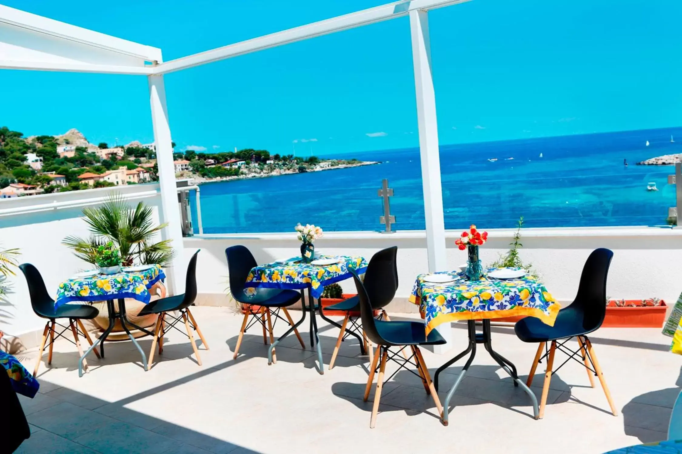 Balcony/Terrace in B&B Una Terrazza sul Golfo di Sferracavallo