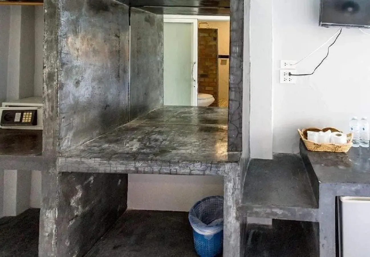 Bedroom, Bathroom in Lanta New Beach Bungalows - SHA Plus