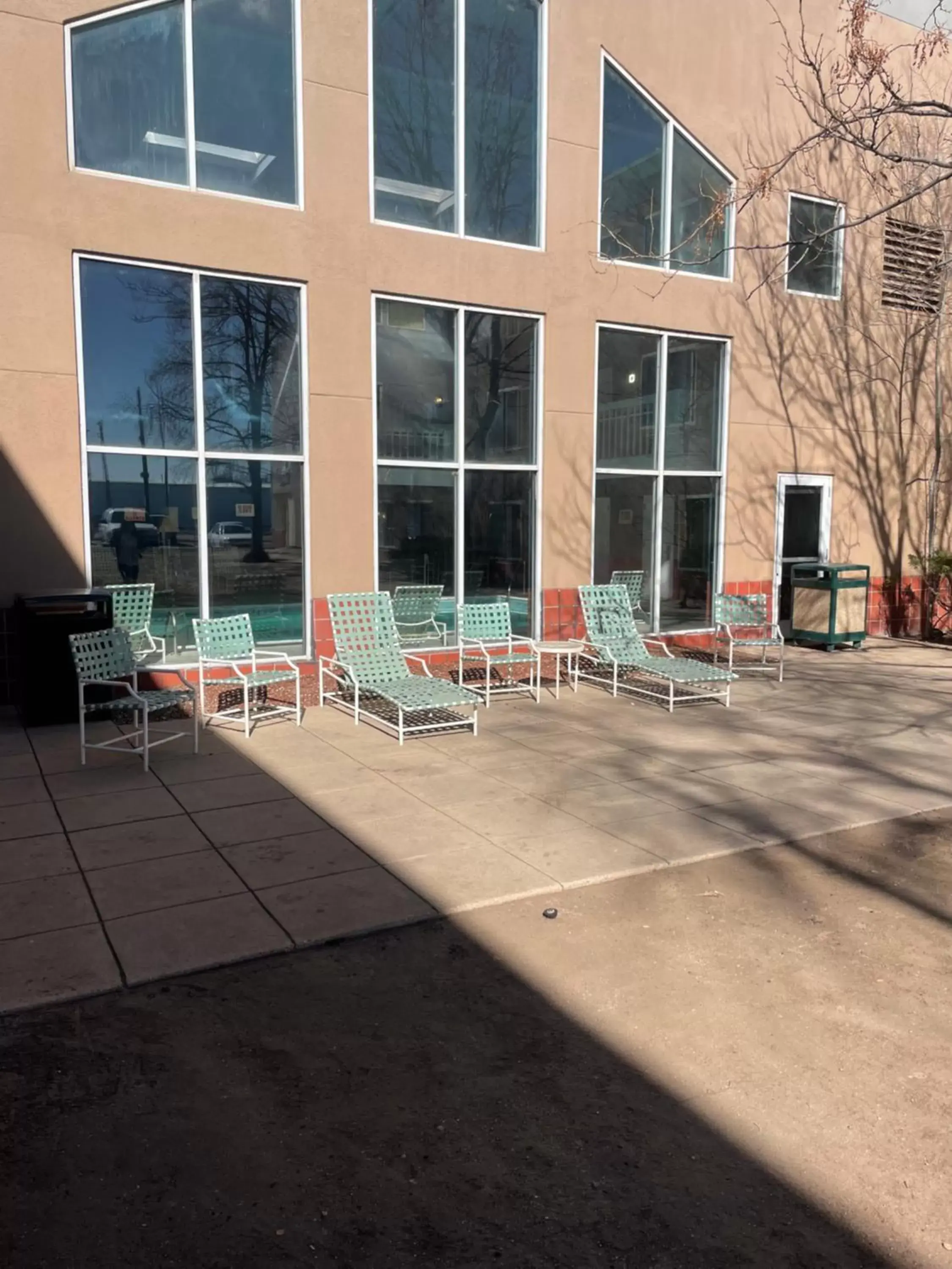 Patio, Property Building in Quality Inn and Conference Center Greeley Downtown